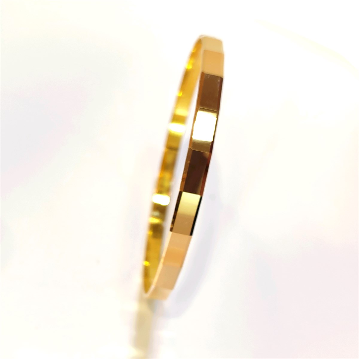 15gr  İşçiliksiz Kedi Merdiveni Ray Bilezik 22 Ayar Altın Yatırım ve Tasarruf İçin