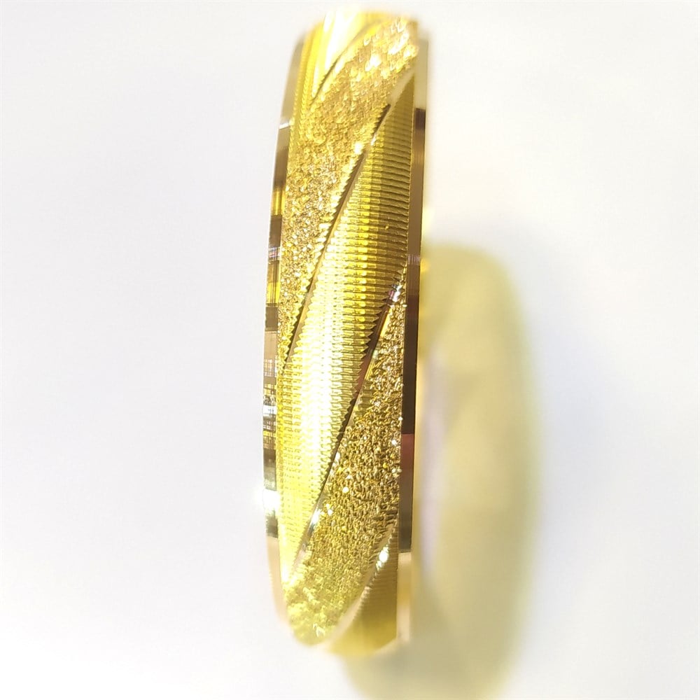 15gr  İşçiliksiz CNC Bilezik 22 Ayar Altın