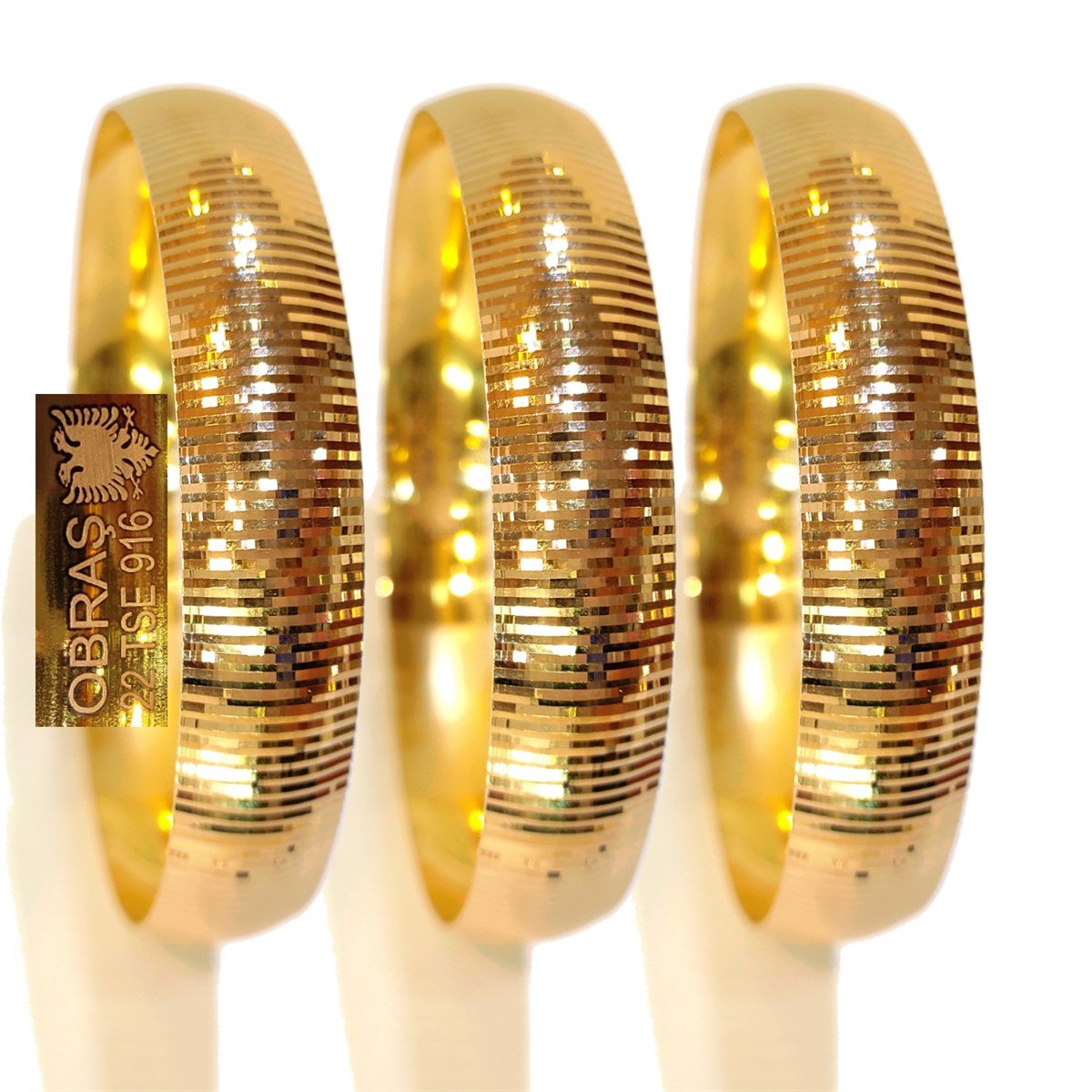 15gr  İşçiliksiz CNC Bilezik 22 Ayar Altın Yatırım ve Tasarruf İçin