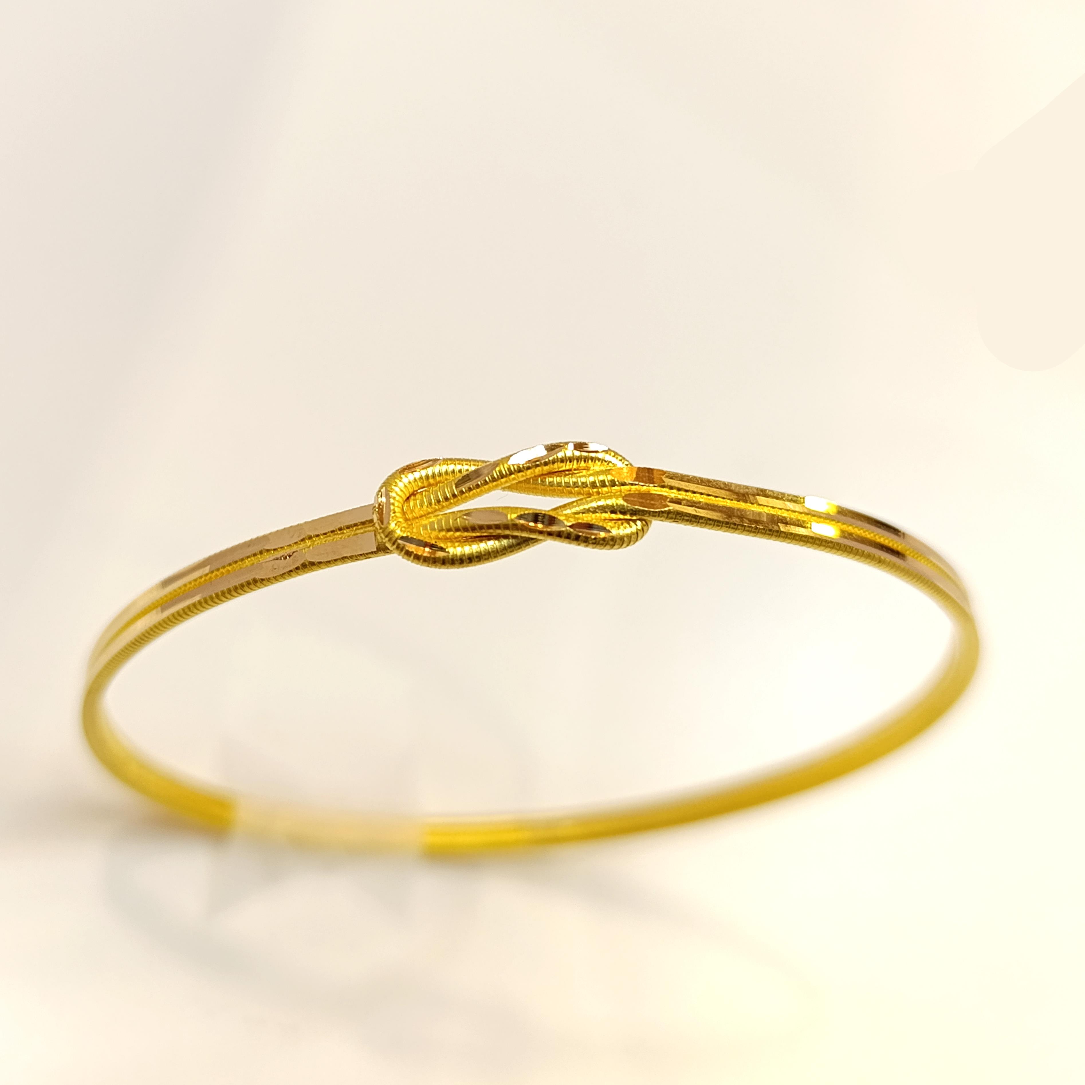 15gr İşçiliksiz İkili Düğümlü Oluklu Ajda Bilezik 22 Ayar Yatırım ve Tasarruf