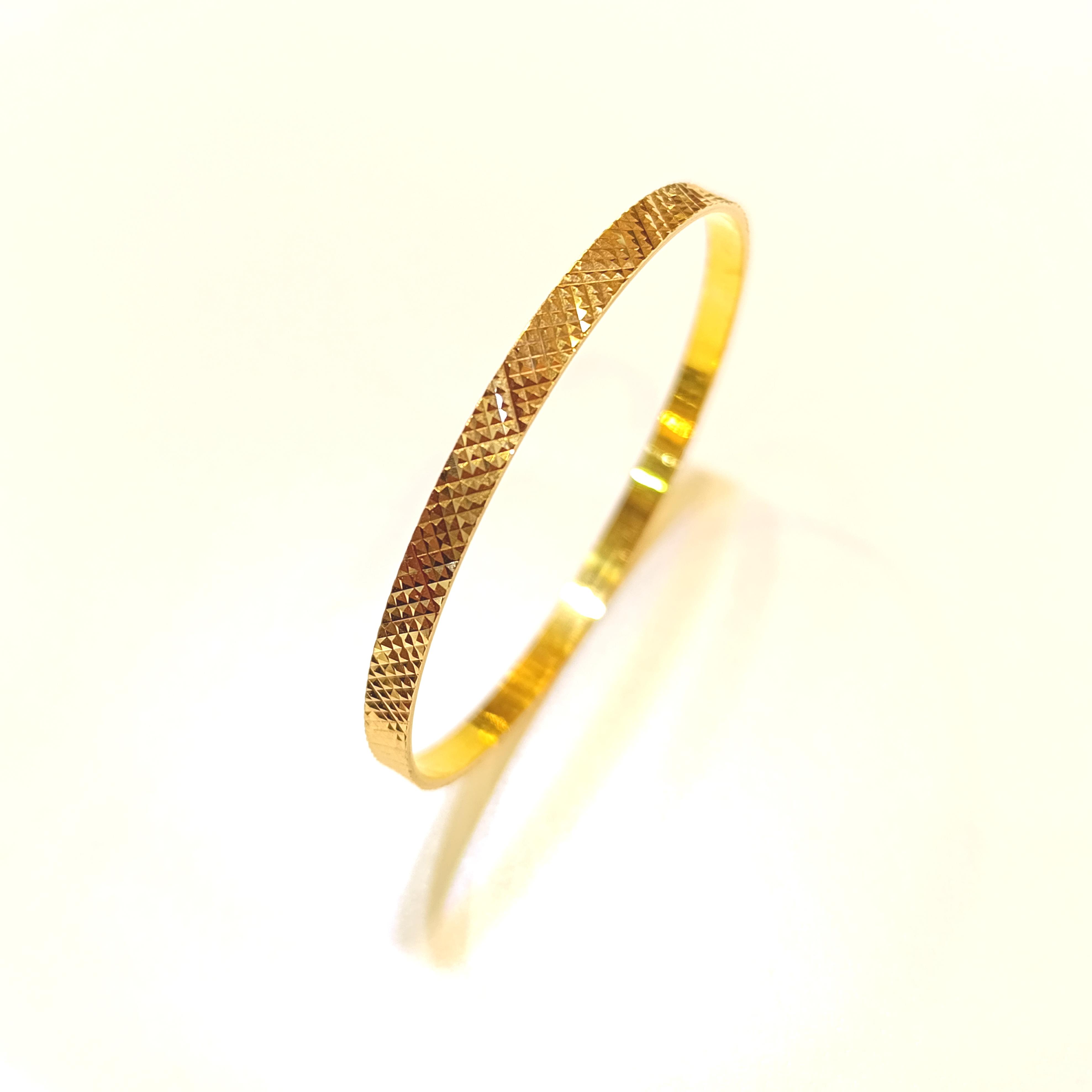 15gr İşçiliksiz Piramit Bilezik 22 Ayar Altın Tasarruf Yatırım