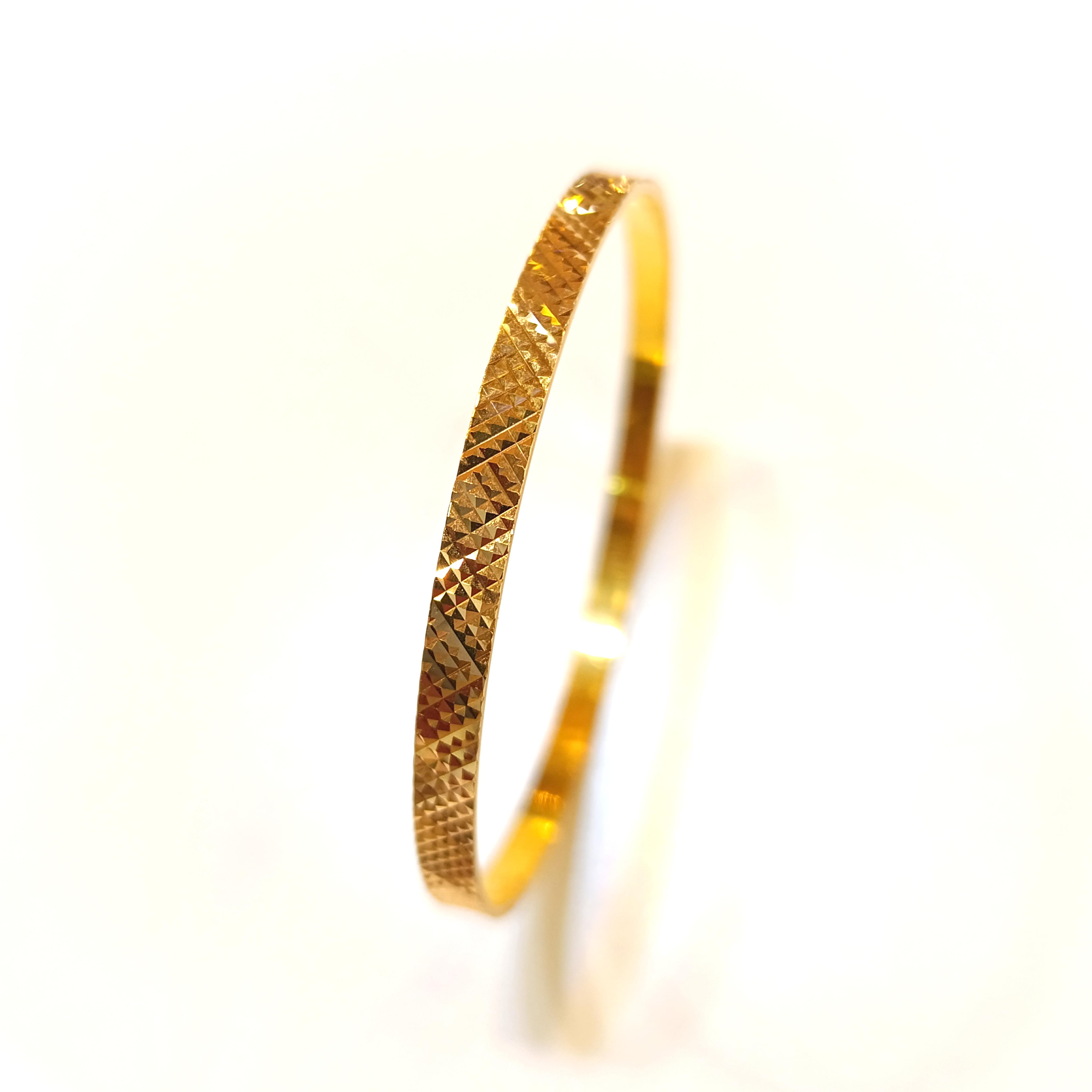 15gr İşçiliksiz Piramit Bilezik 22 Ayar Altın Tasarruf Yatırım