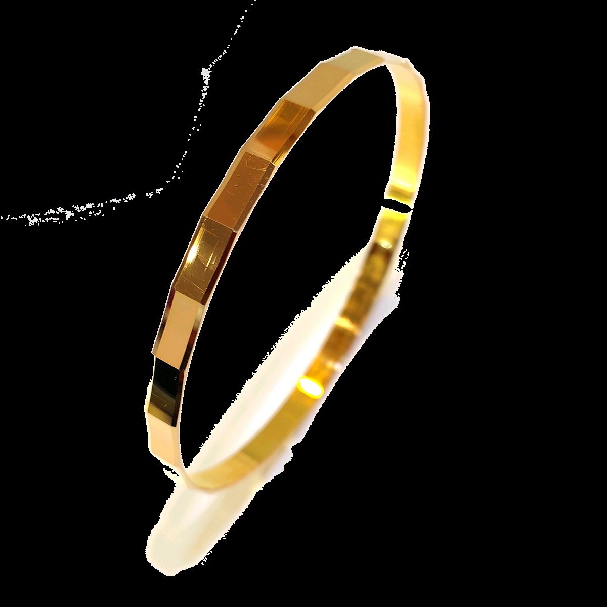 15gr  İşçiliksiz Kedi Merdiveni Ray Bilezik 22 Ayar Altın Yatırım ve Tasarruf İçin