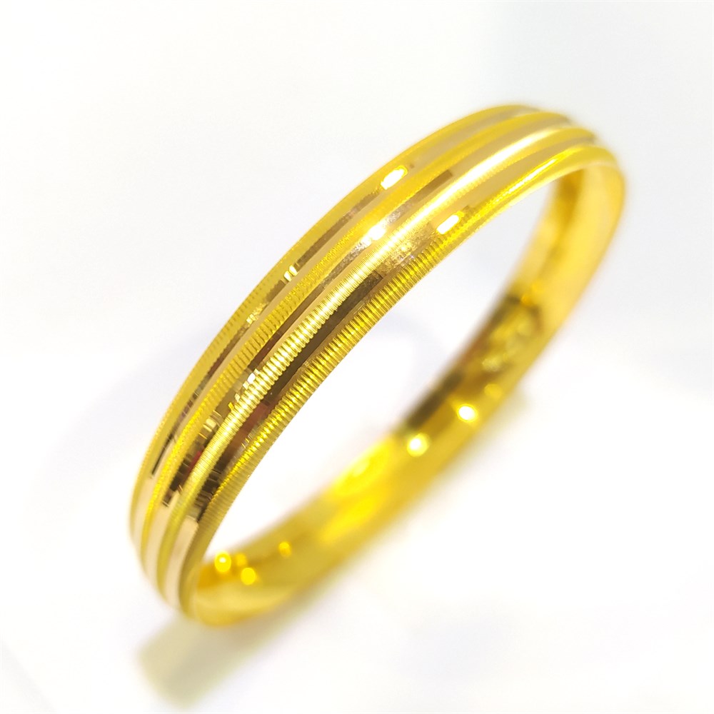 15gr  İşçiliksiz CNC Bilezik 22 Ayar Altın