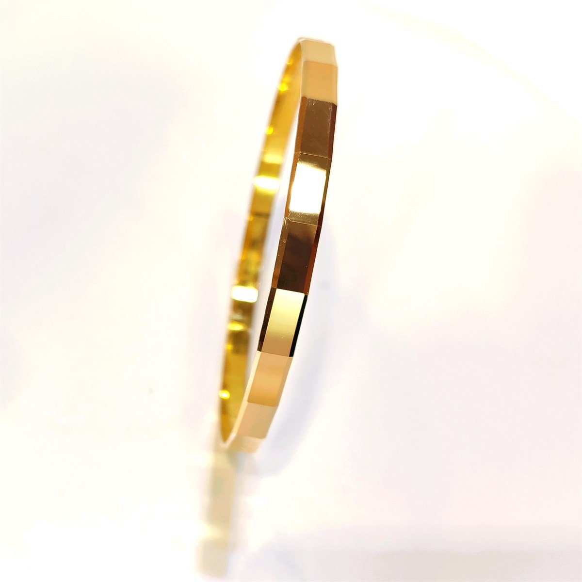 15gr  İşçiliksiz Kedi Merdiveni Ray Bilezik 22 Ayar Altın Yatırım ve Tasarruf İçin