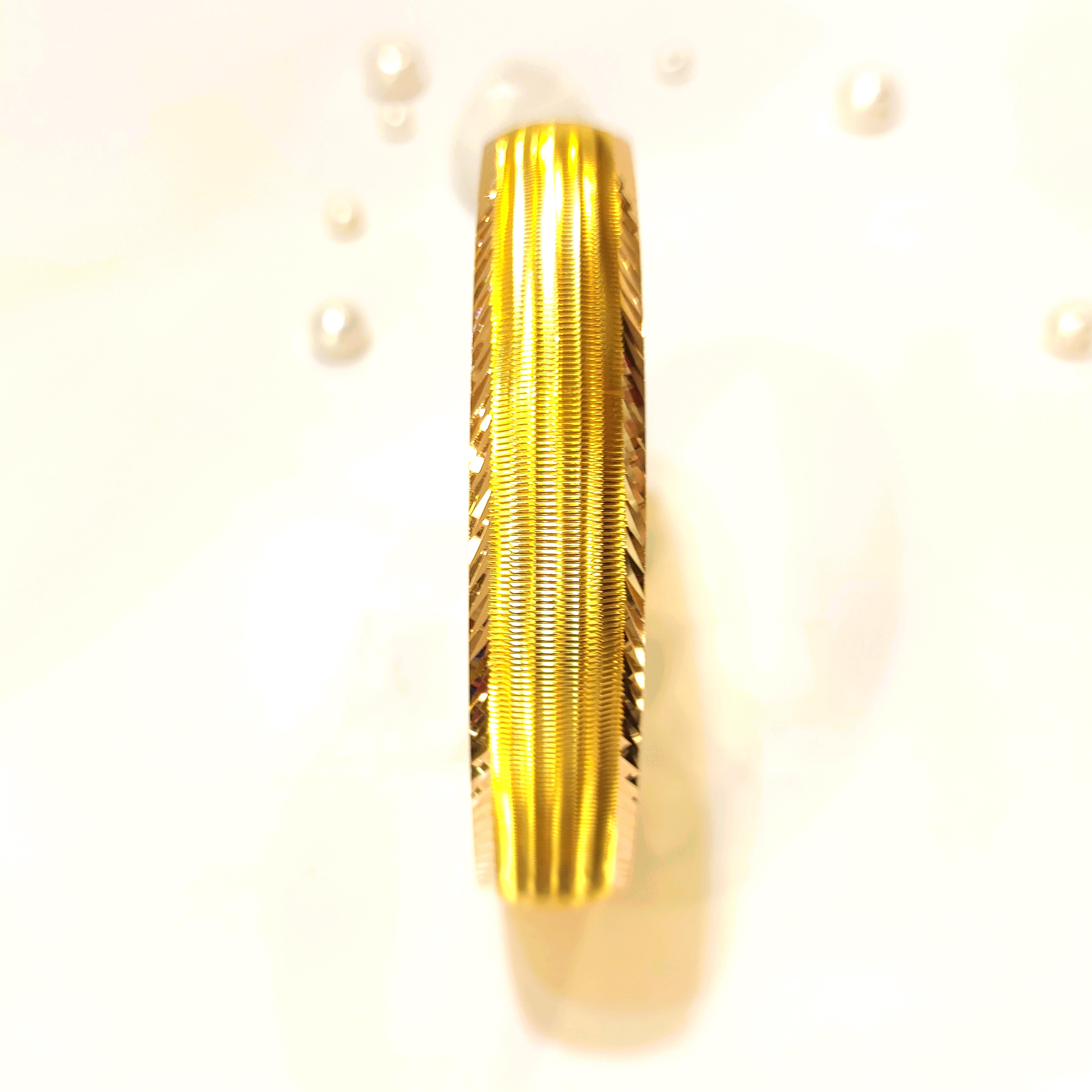 15gr  İşçiliksiz CNC Bilezik 22 Ayar Altın Yatırım ve Tasarruf İçin