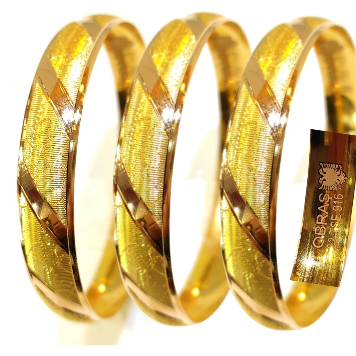 15gr  İşçiliksiz CNC Bilezik 22 Ayar Altın Yatırım ve Tasarruf İçin