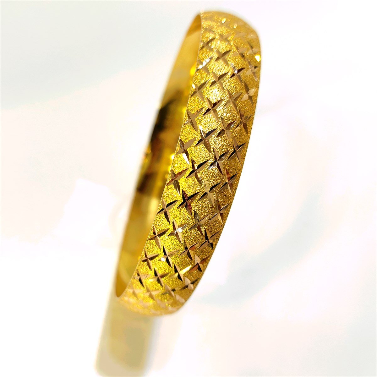 15gr  İşçiliksiz CNC Bilezik 22 Ayar Altın Yatırım ve Tasarruf İçin