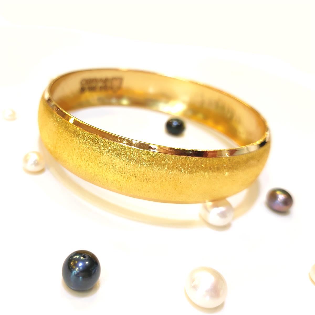 15gr Şarnel Zımparalı Bilezik 22 Ayar Altın Yatırım ve Tasarruf 