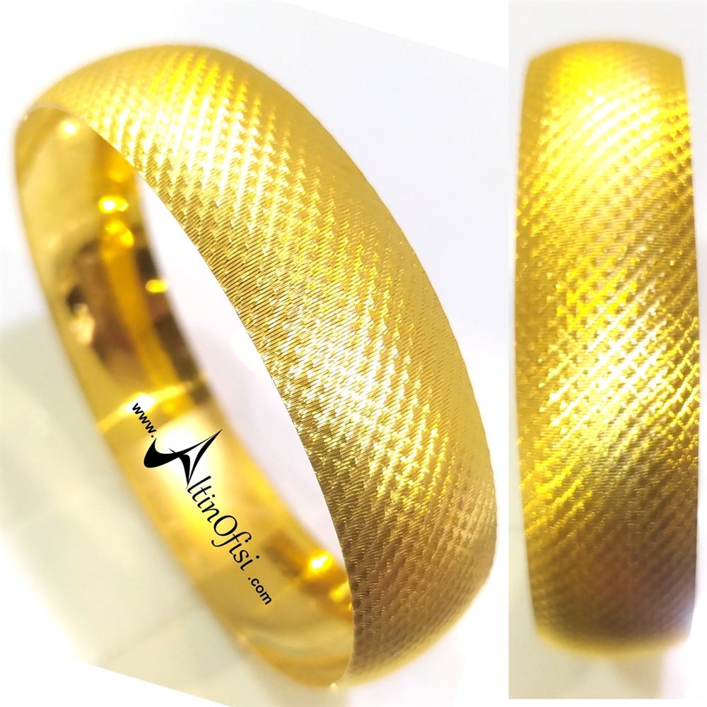 20.00GR Kumlu İŞÇİLİKSİZ Bilezik 22 Ayar Altın