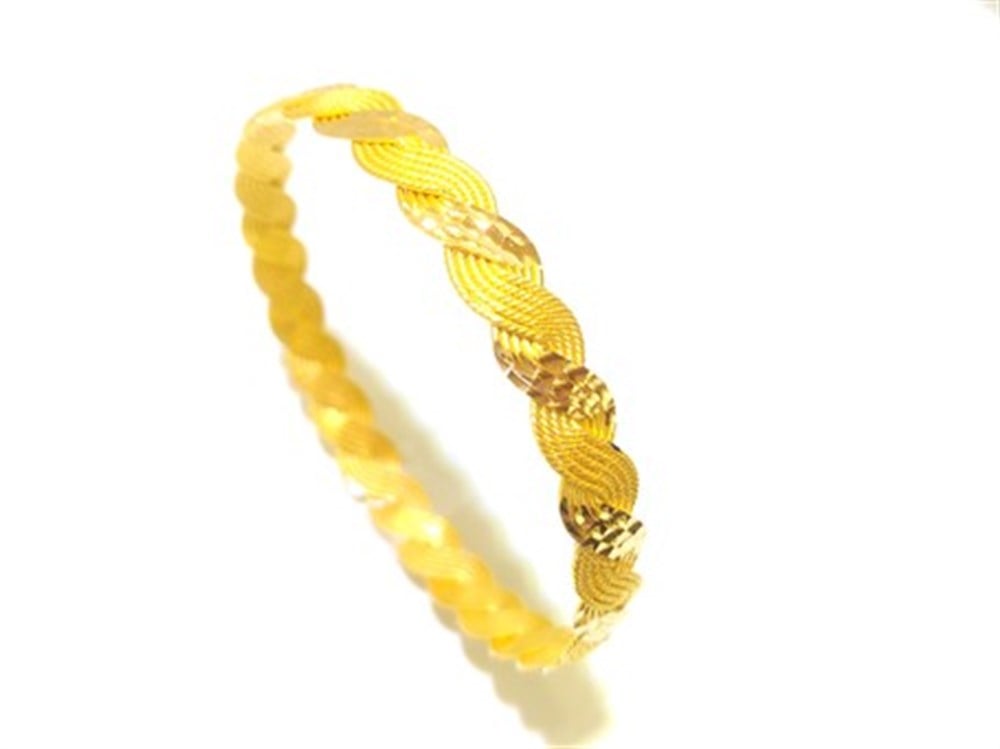 20.00gr  10 Telli Örgü Bilezik 22 Ayar Altın