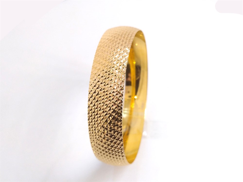 20gr CNC 14mm Bilezik 22 Ayar Altın