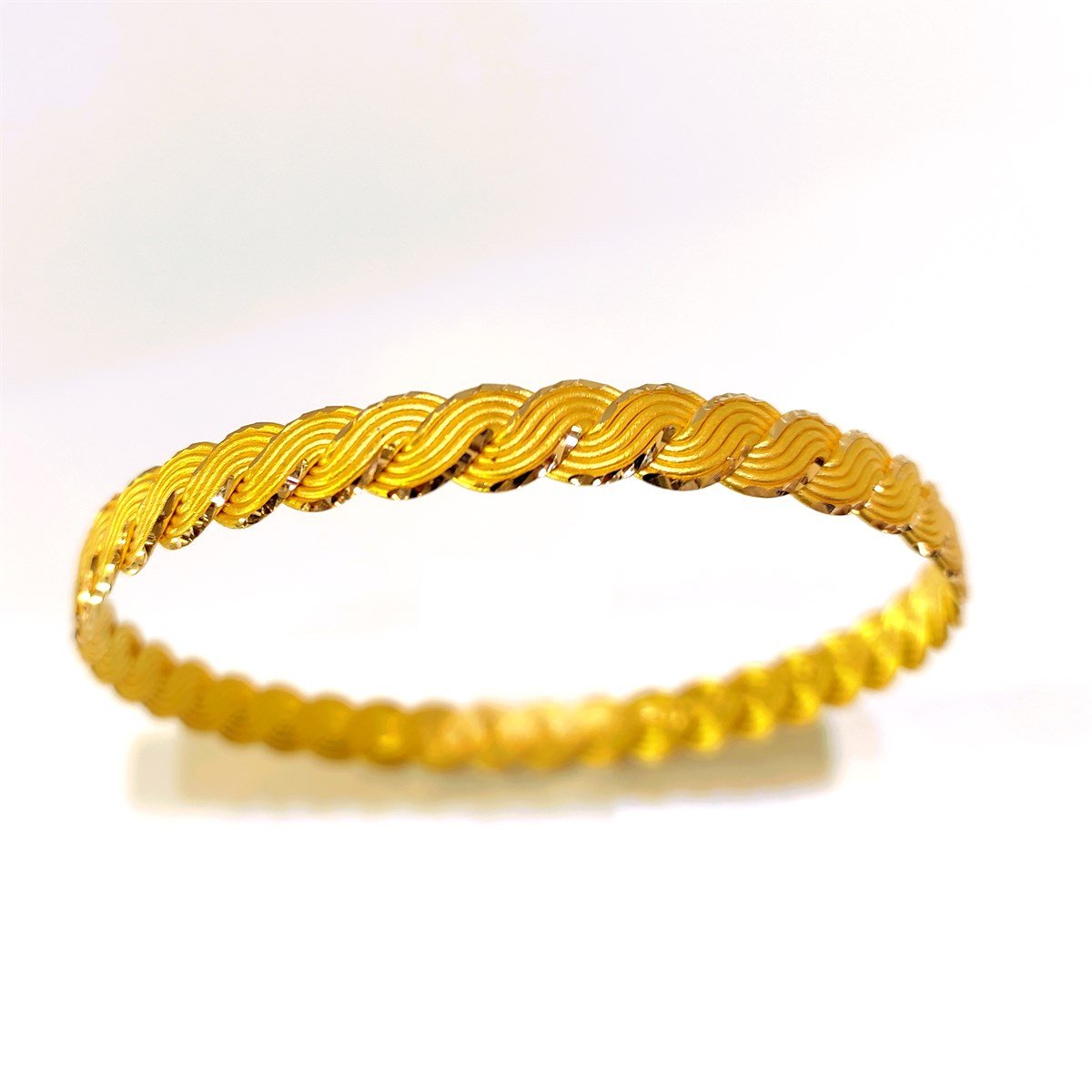 20gr İşçiliksiz On Telli Örgü Bilezik 22 Ayar Altın Yatırım ve Tasarruf İçin