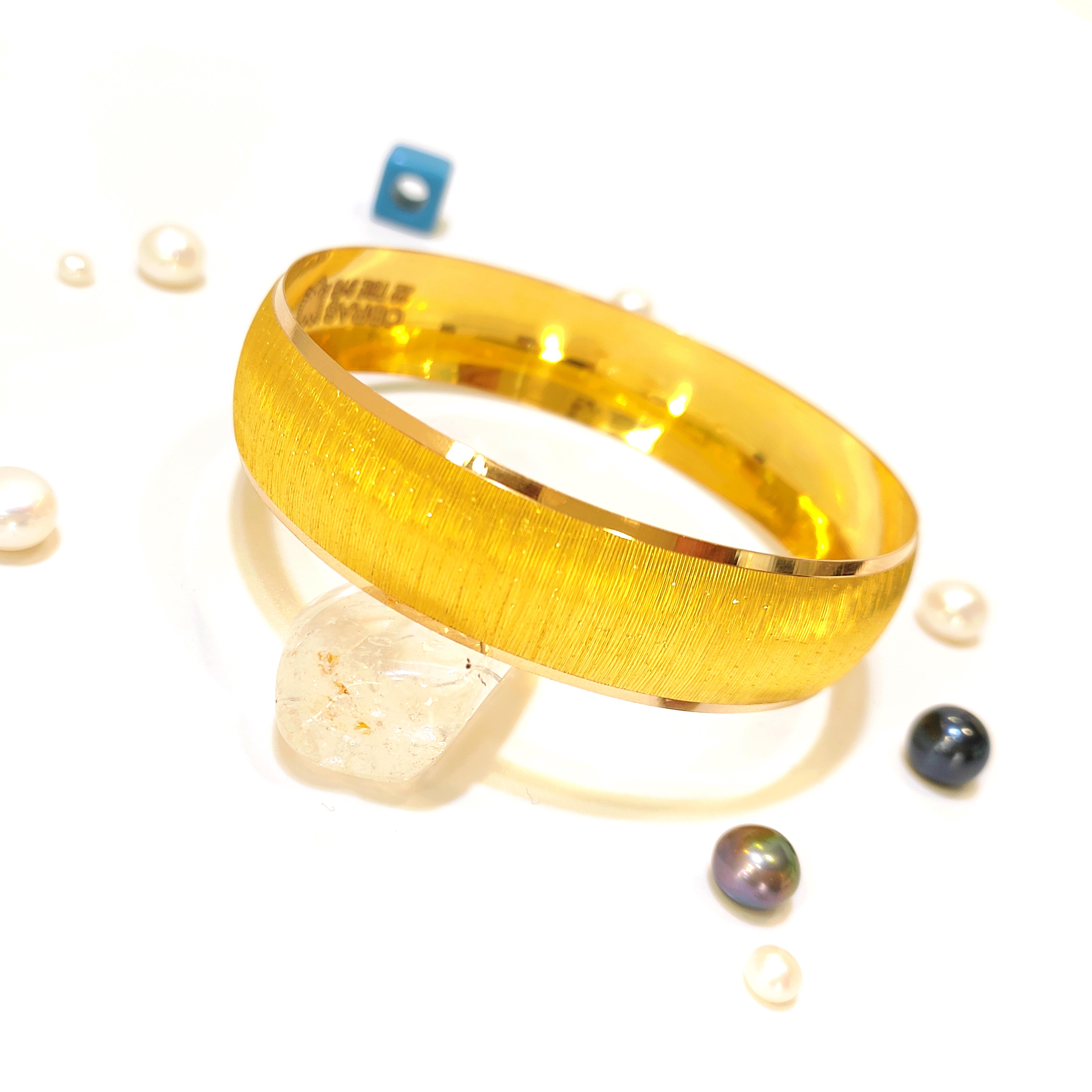 20gr İşçiliksiz CNC Bilezik 22 Ayar Altın