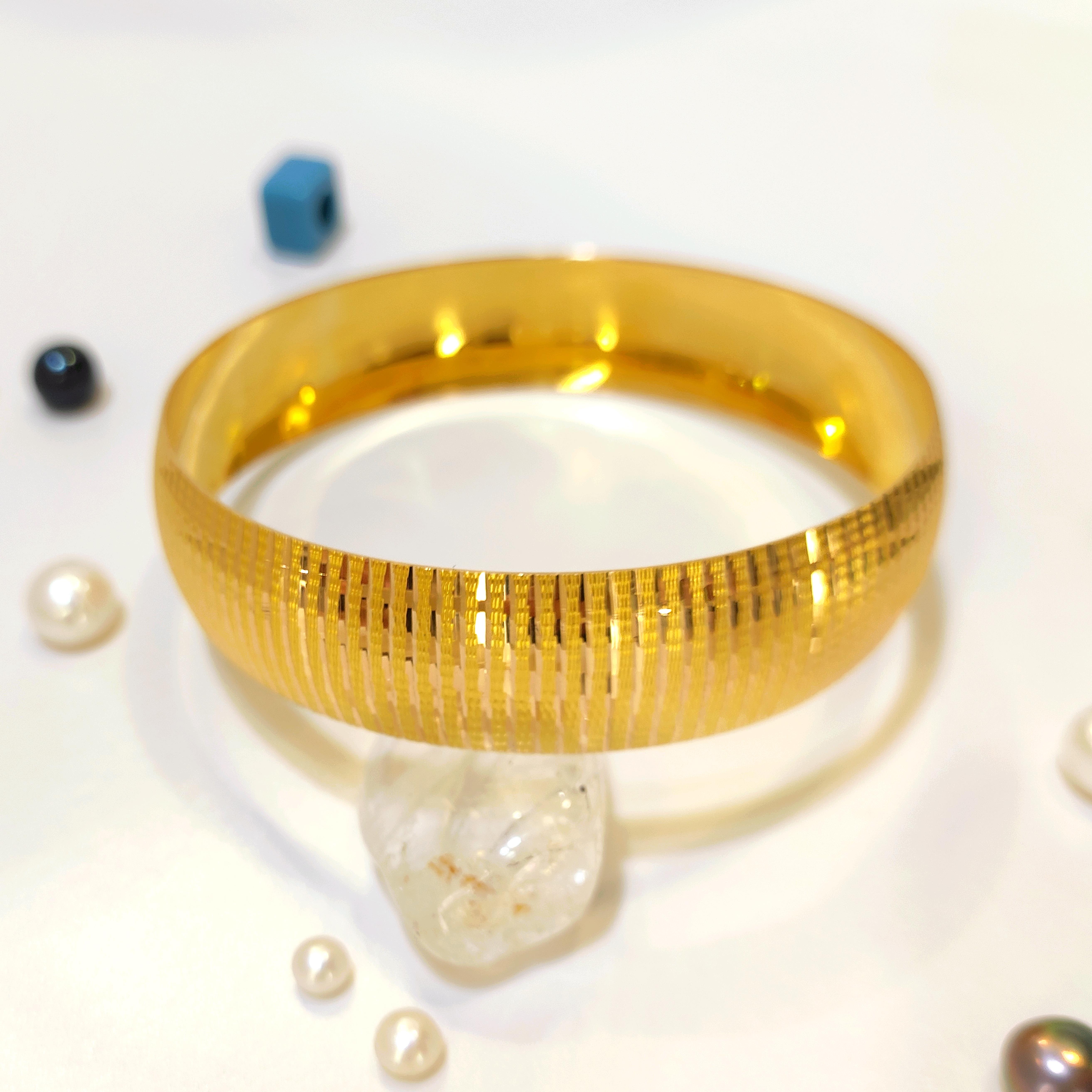 20gr İşçiliksiz Çiğdem Bilezik 22 Ayar Altın Yatırım Tasarruf