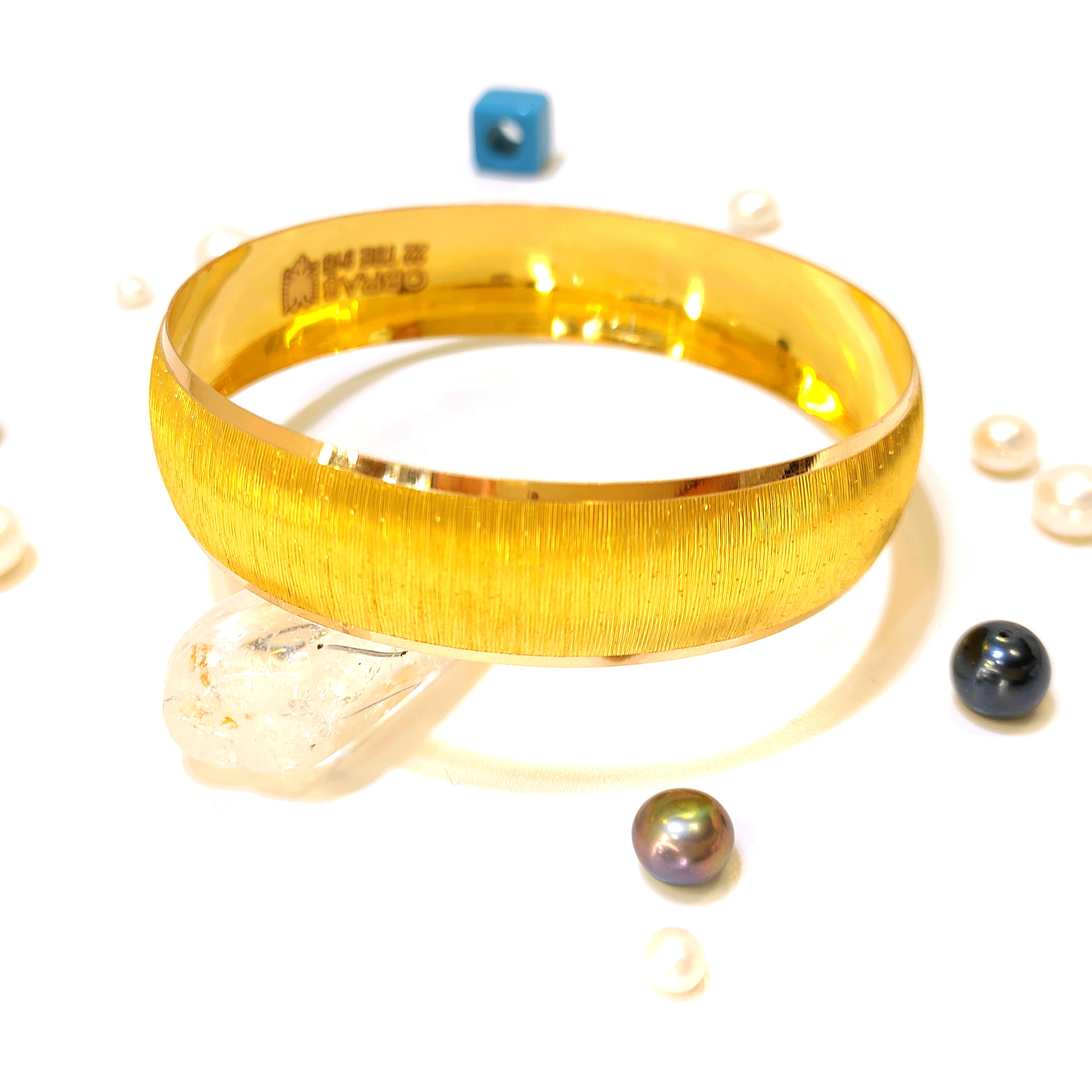 20gr İşçiliksiz CNC Bilezik 22 Ayar Altın