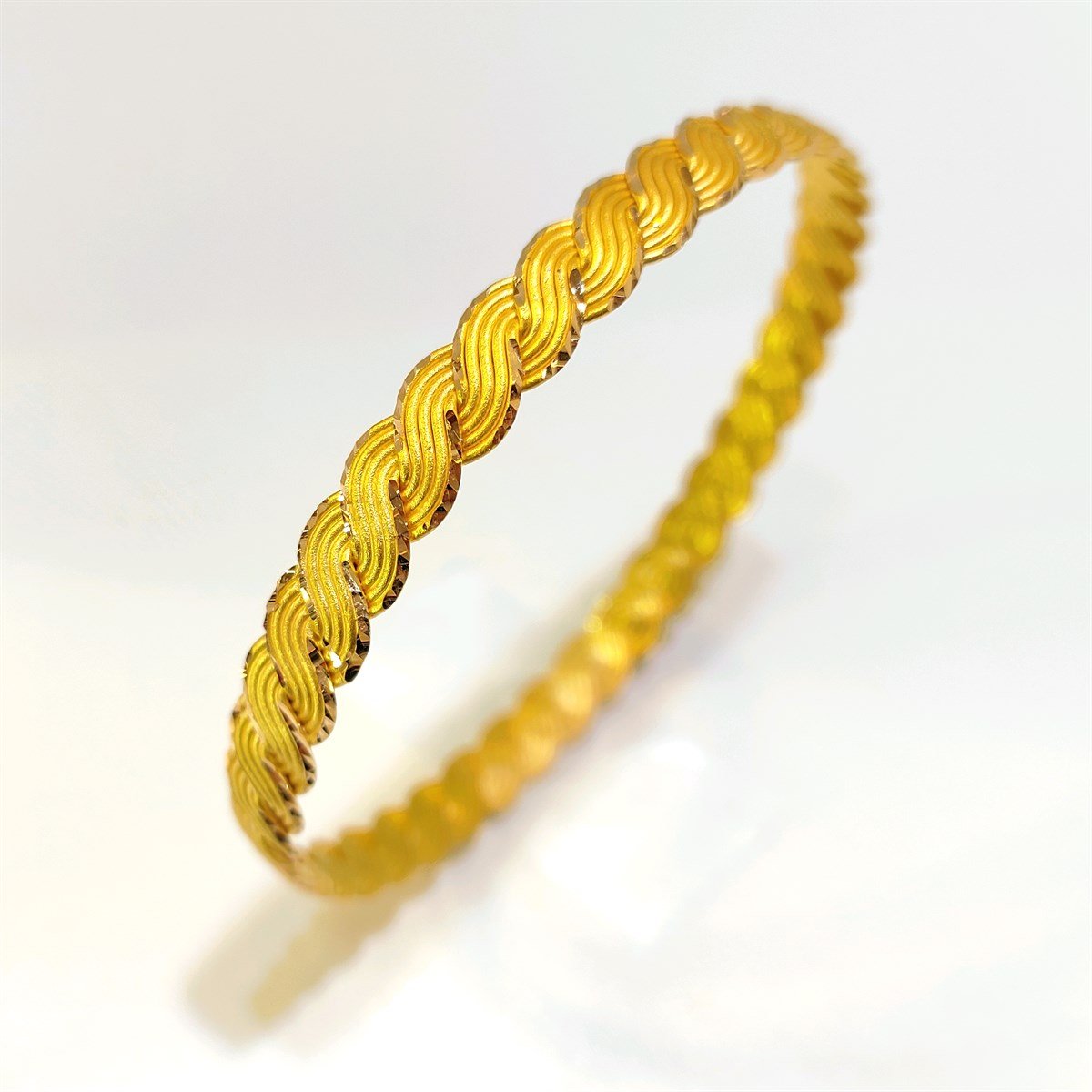20gr İşçiliksiz On Telli Örgü Bilezik 22 Ayar Altın Yatırım ve Tasarruf İçin