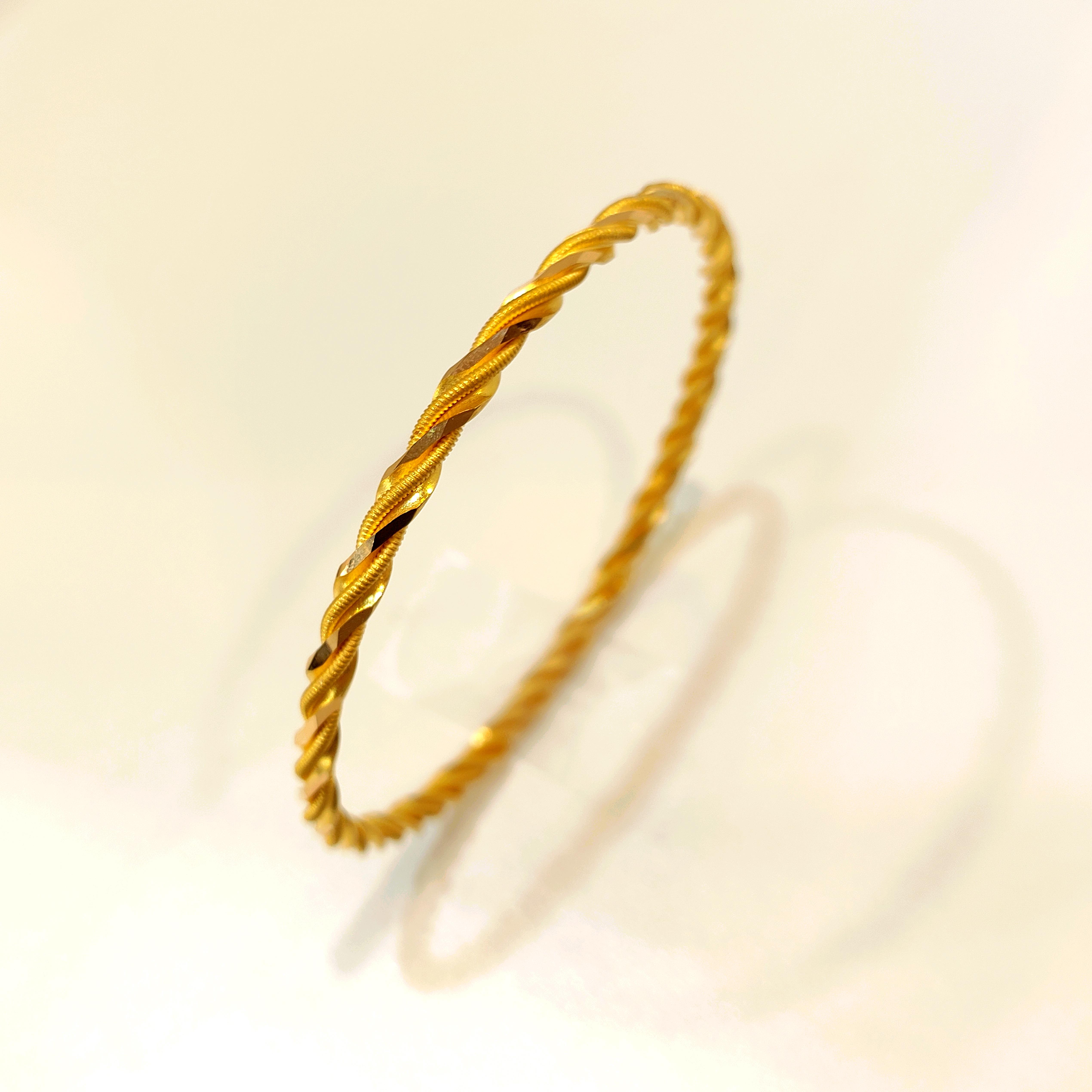 22.50gr İşçiliksiz Laz Burma Bilezik 22 Ayar Tasarruf ve Yatırım