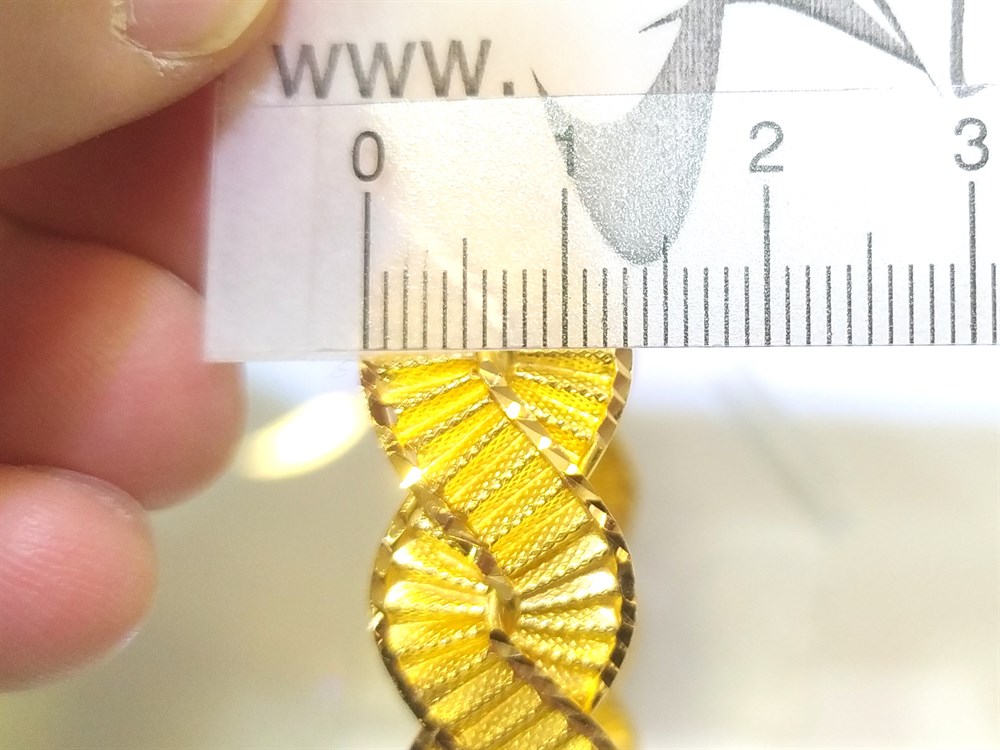 25.00 Gram Kelebek İşçiliksiz Bilezik 22 Ayar Altın