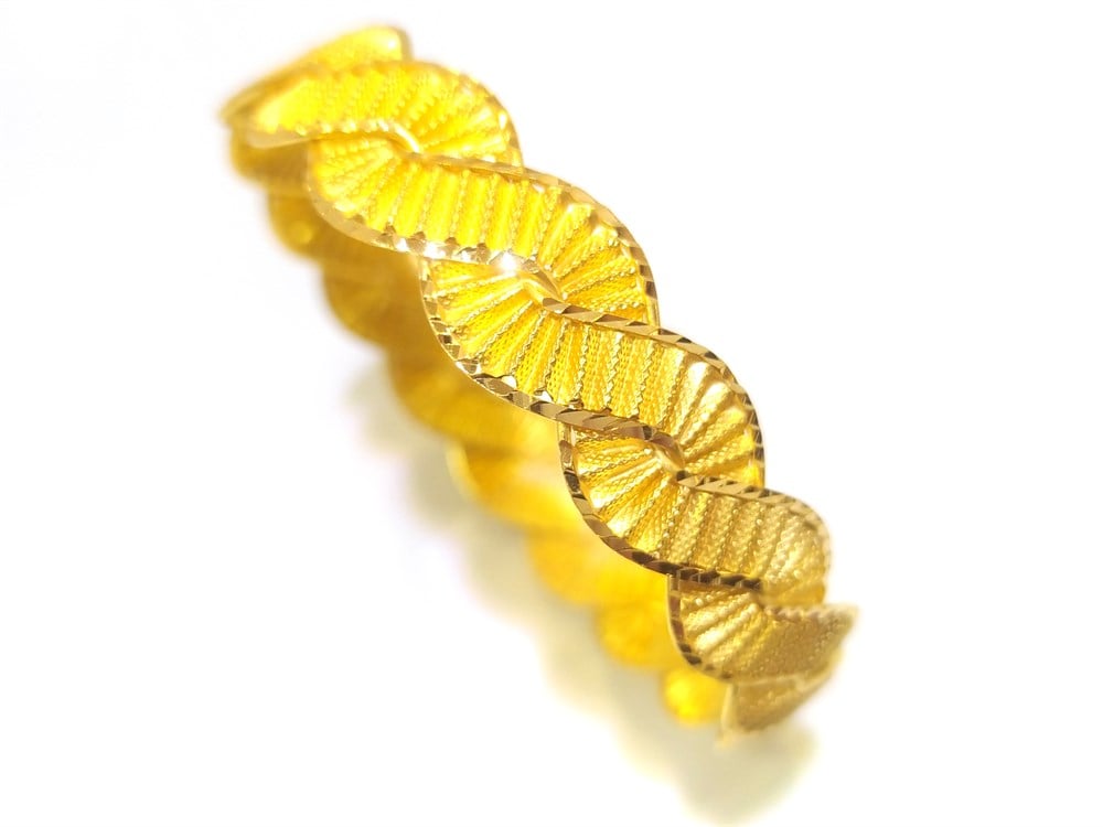 25.00 Gram Kelebek İşçiliksiz Bilezik 22 Ayar Altın