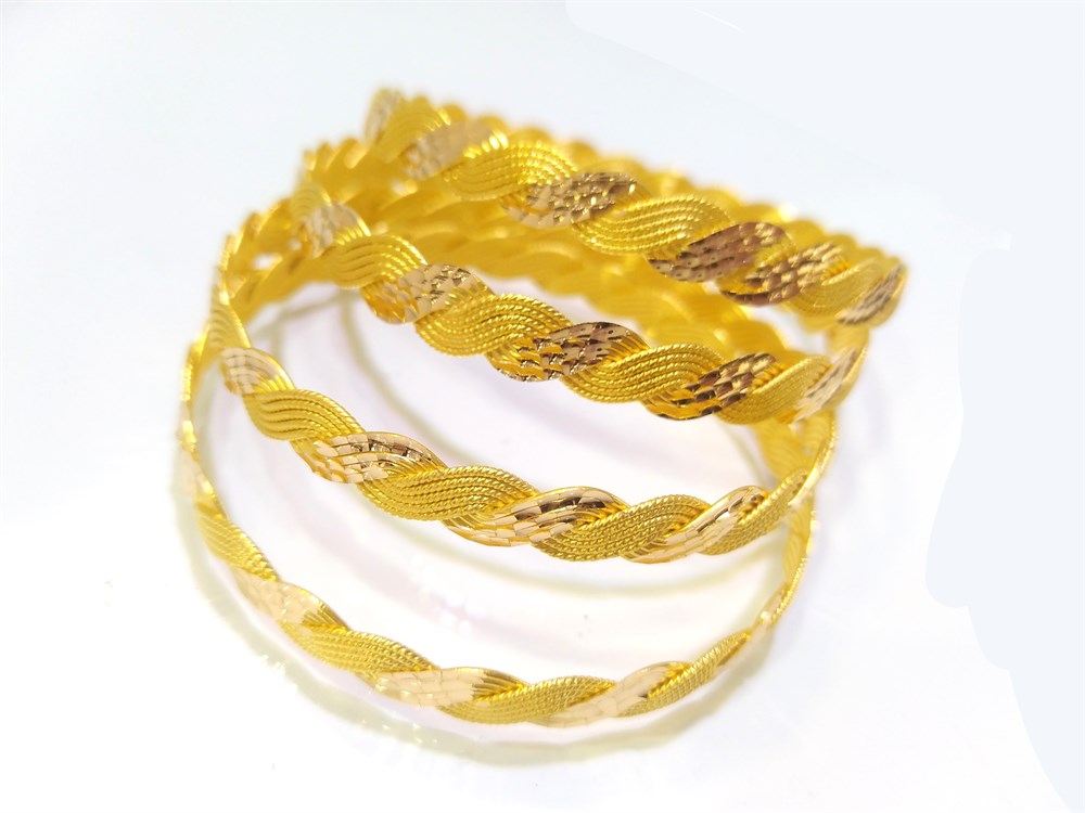 25.00gr  işçiliksiz 10 Telli Bilezik 22 Ayar Altın