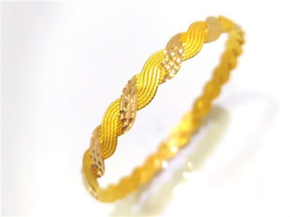 25.00gr  işçiliksiz 10 Telli Bilezik 22 Ayar Altın