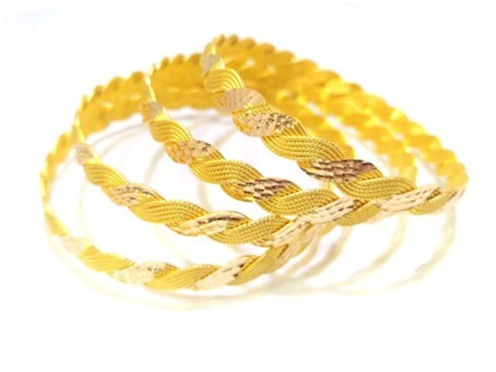 25.00gr  işçiliksiz 10 Telli Bilezik 22 Ayar Altın