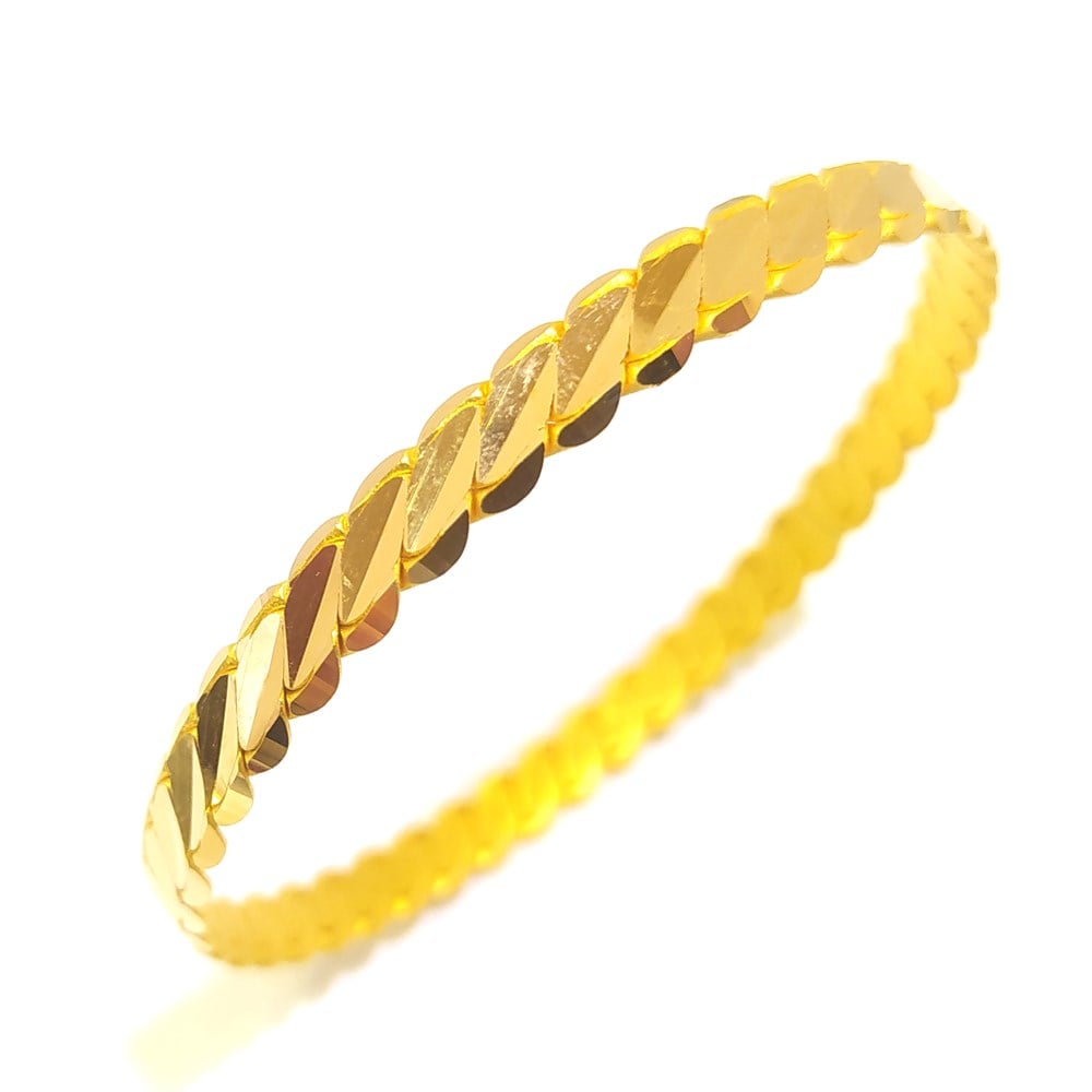 25,00gr İşçiliksiz Mersin Adana Üç Telli Burma Bilezik 22 Ayar