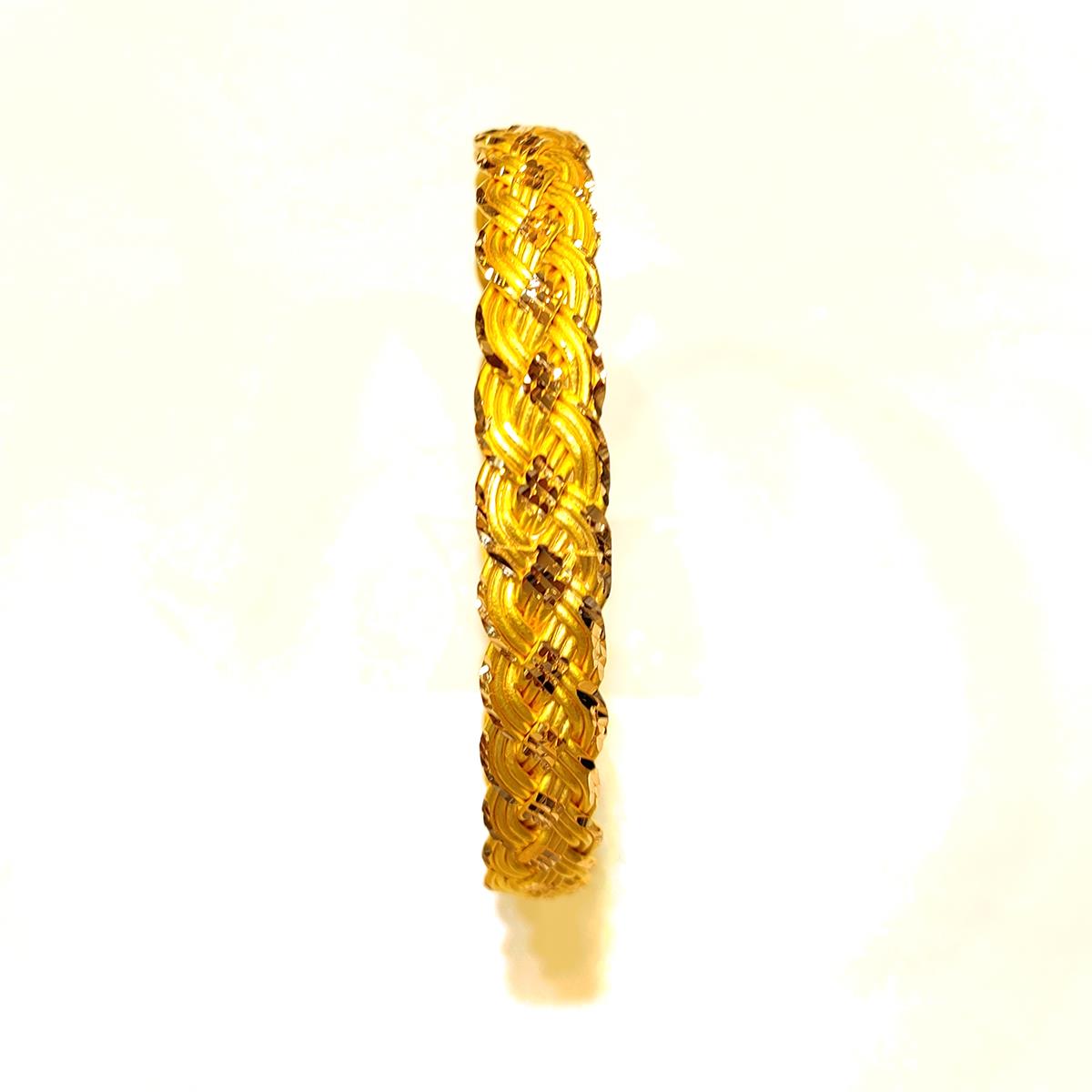 25gr İşçiliksiz Saç Örgüsü Bilezik 22 Ayar Altın Yatırım ve Tasarruf İçin