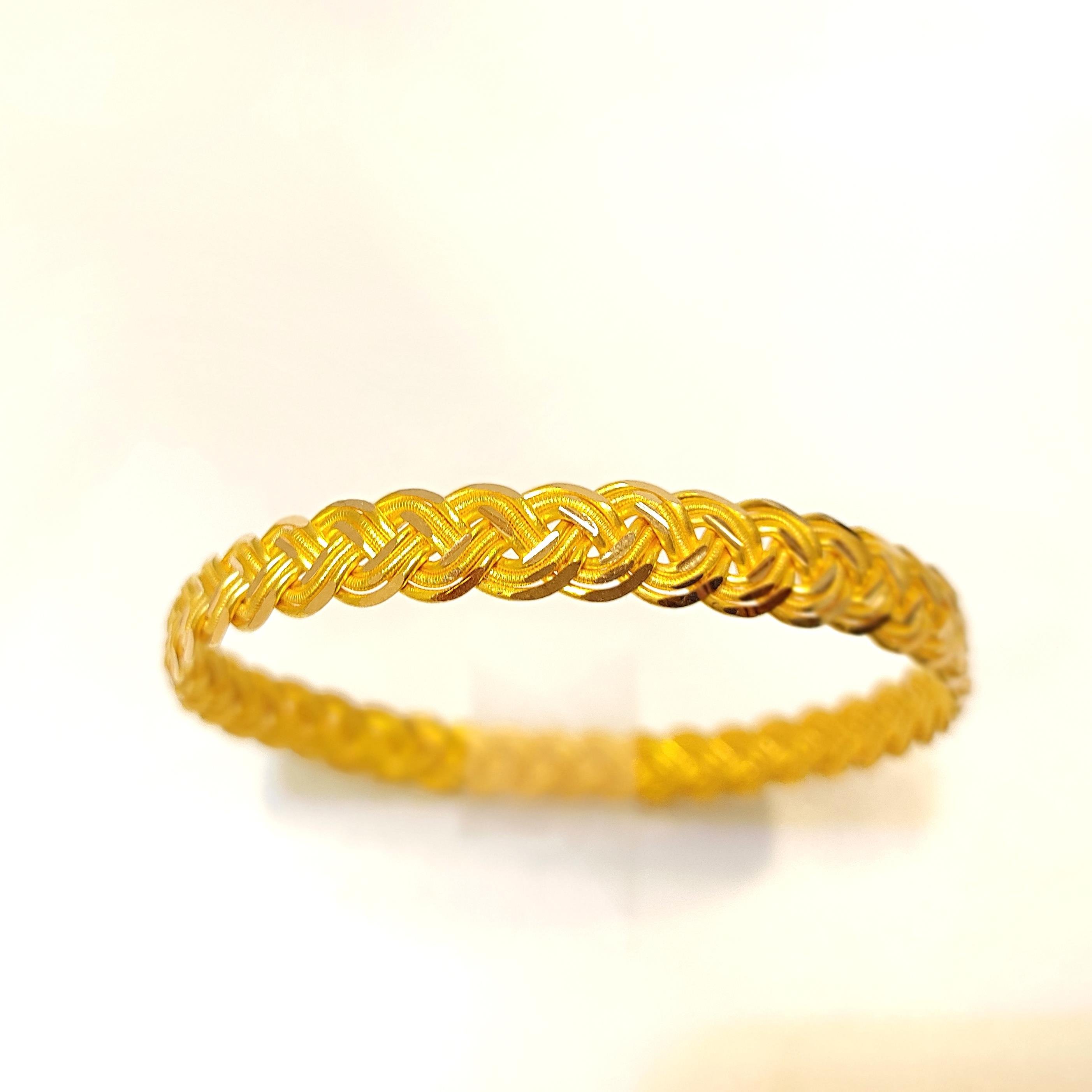 25gr İşçiliksiz Saç Örgüsü Burma Bilezik 22 Ayar Tasarruf ve Yatırım