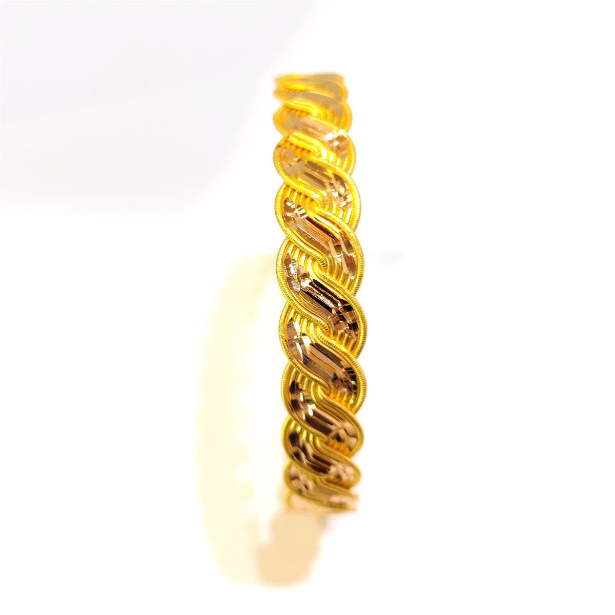 25gr İşçiliksiz Mercan Buse Burma Bilezik 22 Ayar