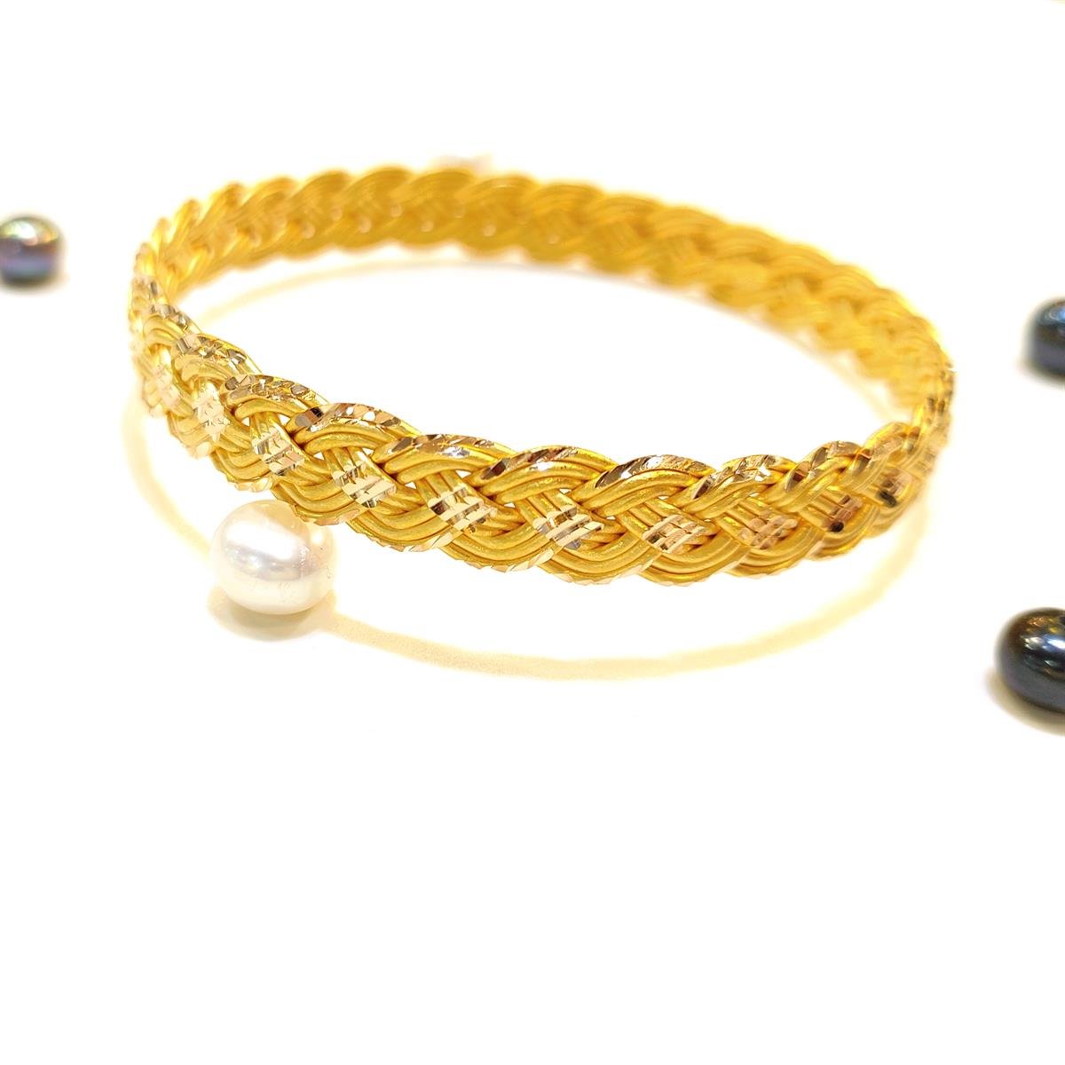 25gr İşçiliksiz Saç Örgüsü Bilezik 22 Ayar Altın Yatırım ve Tasarruf İçin