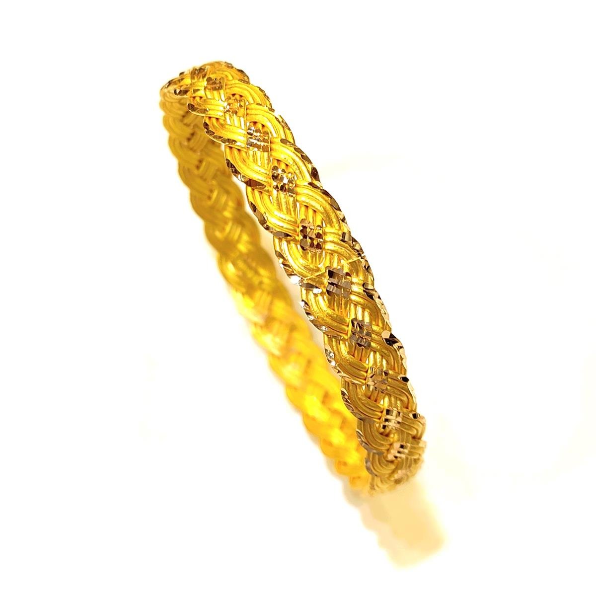 25gr İşçiliksiz Saç Örgüsü Bilezik 22 Ayar Altın Yatırım ve Tasarruf İçin