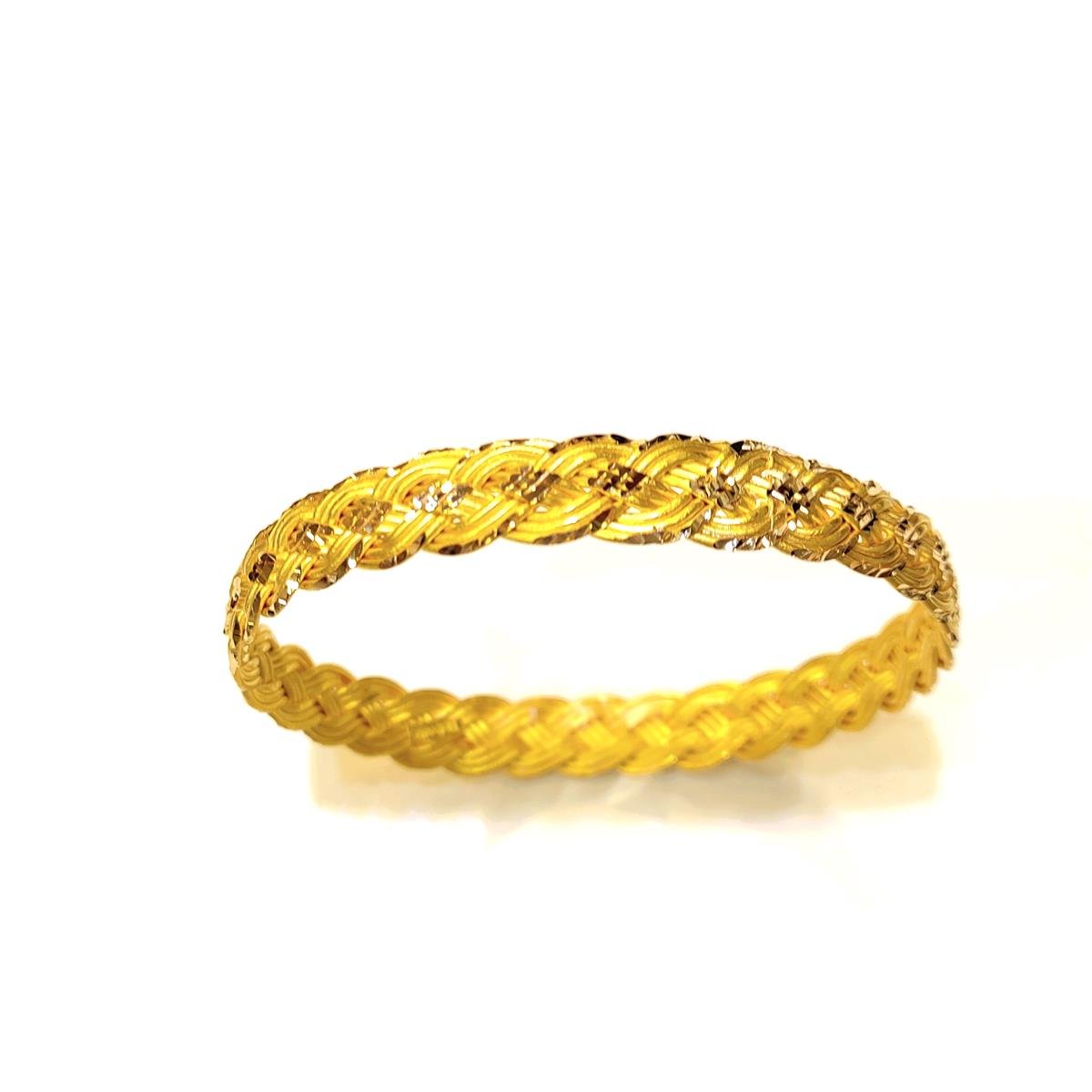 25gr İşçiliksiz Saç Örgüsü Bilezik 22 Ayar Altın Yatırım ve Tasarruf İçin