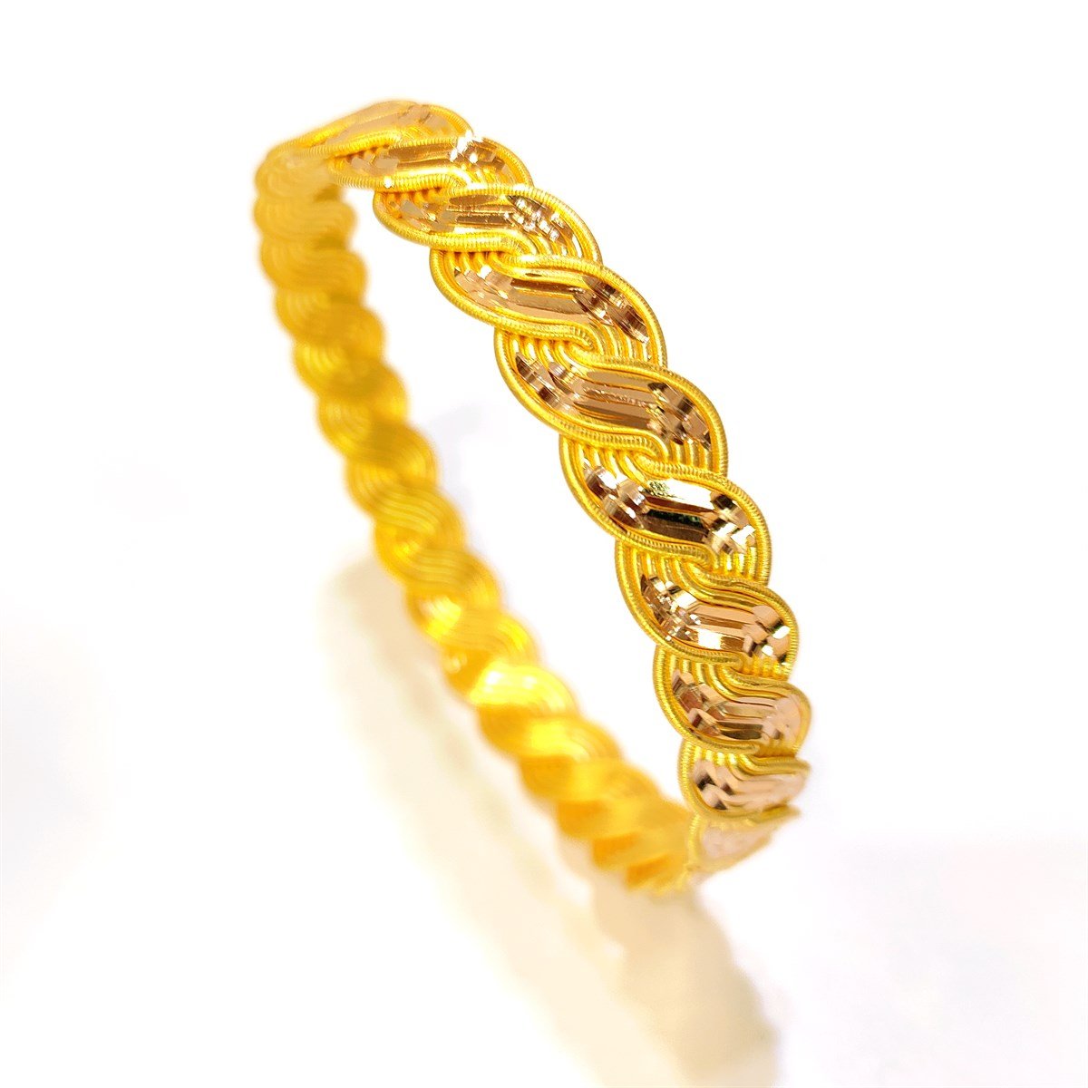 25gr İşçiliksiz Mercan Buse Burma Bilezik 22 Ayar