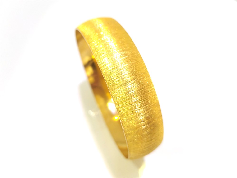 30.00gr  işçiliksiz Zımparalı 1.5cm Ray Bilezik 22 Ayar Altın