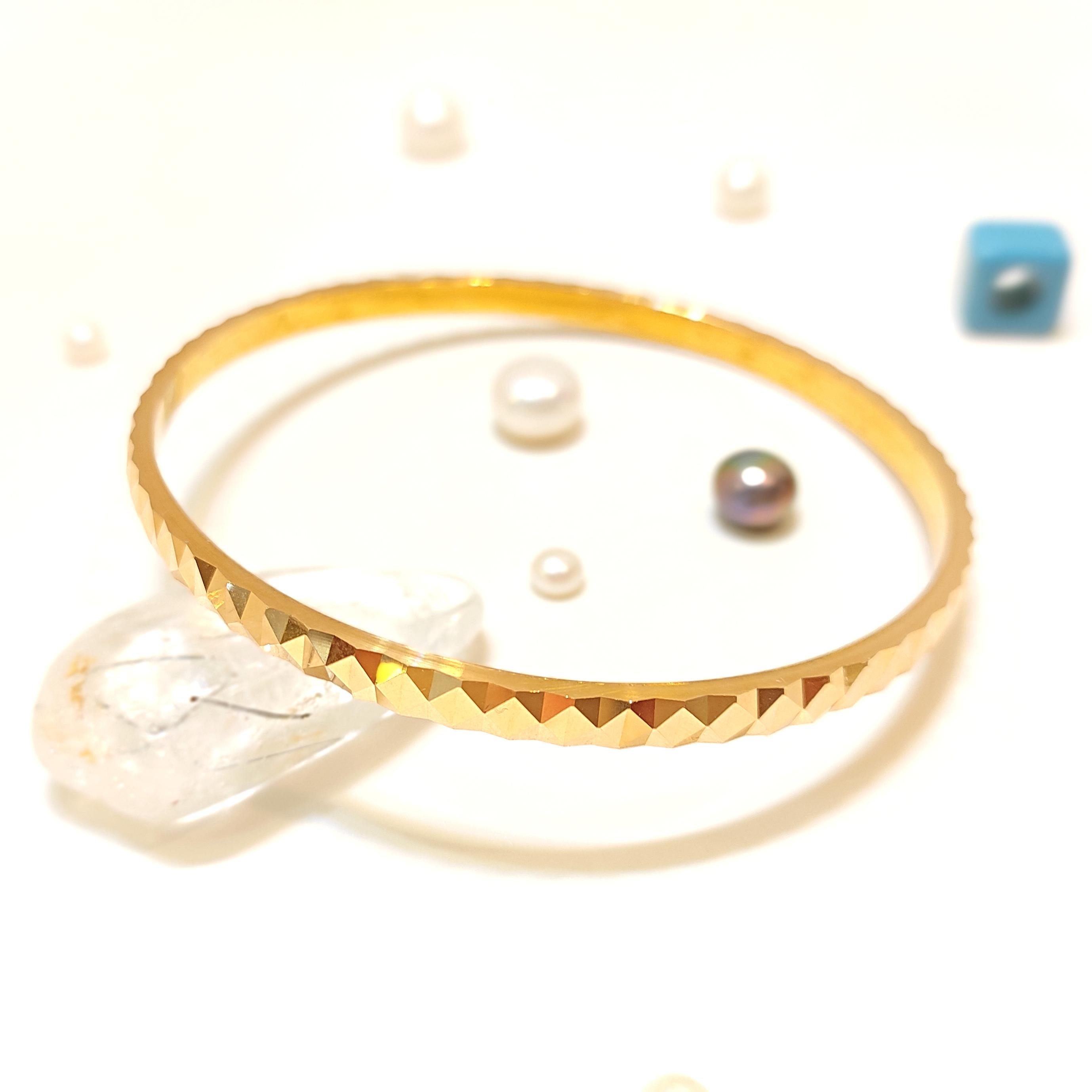 30gr  işçiliksiz Piramit Bilezik 22 Ayar Altın Yatırım ve Tasarruf İçin