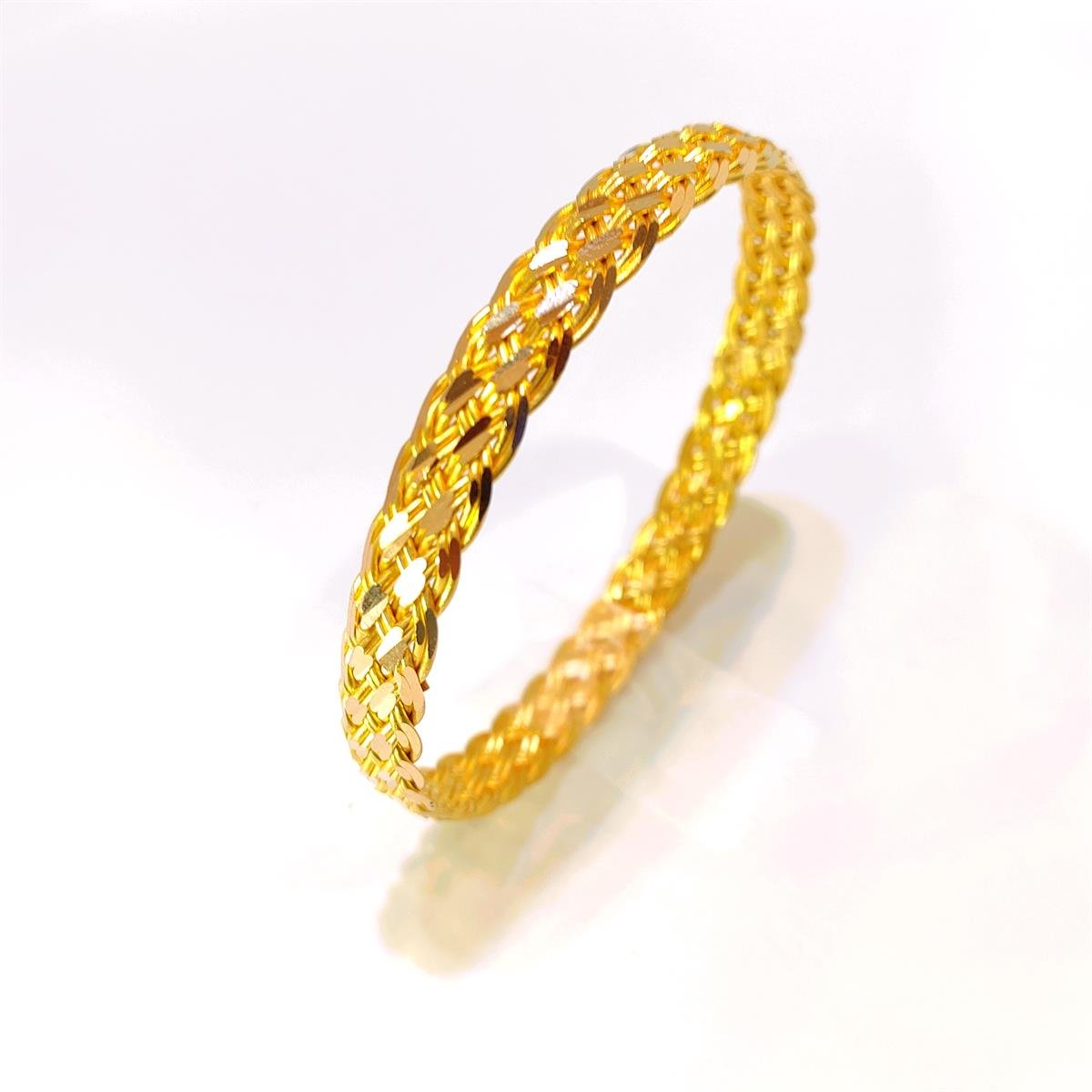 30gr  işçiliksiz Sepet Örgüsü Bilezik 22 Ayar Altın Yatırım ve Tasarruf İçin