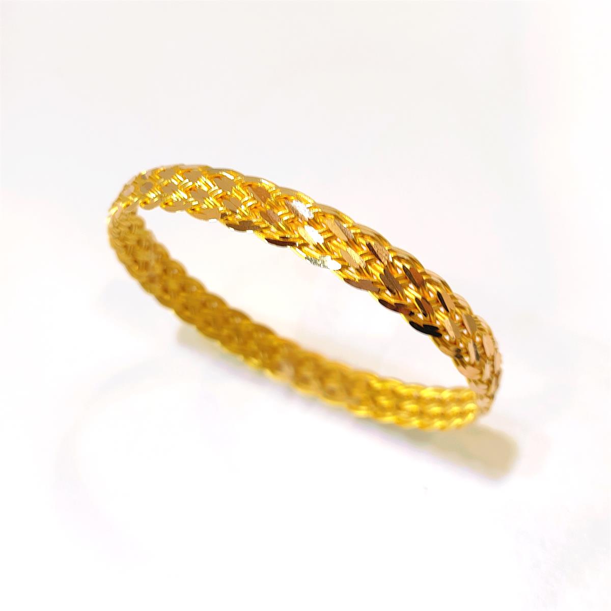 30gr  işçiliksiz Sepet Örgüsü Bilezik 22 Ayar Altın Yatırım ve Tasarruf İçin