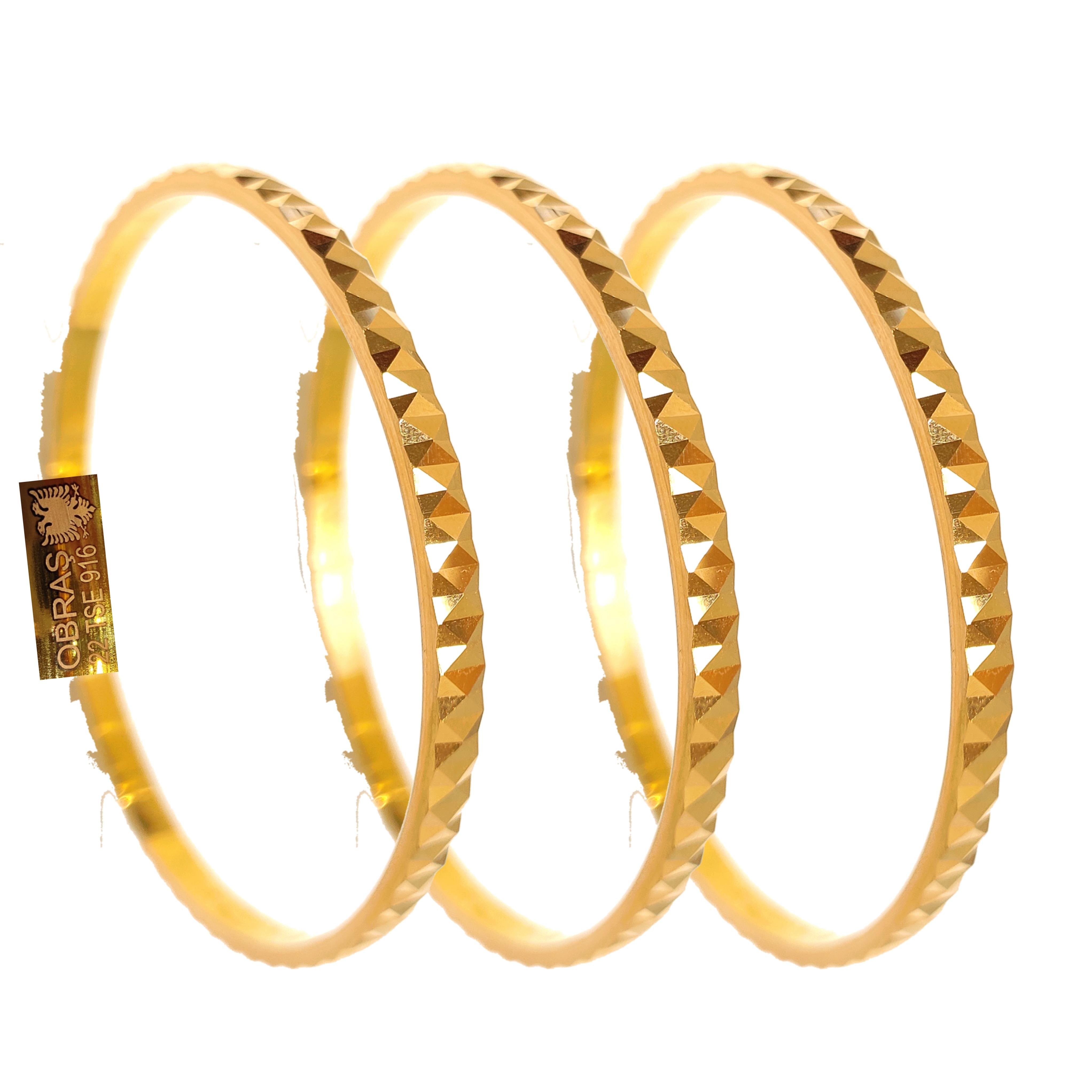 30gr  işçiliksiz Piramit Bilezik 22 Ayar Altın Yatırım ve Tasarruf İçin