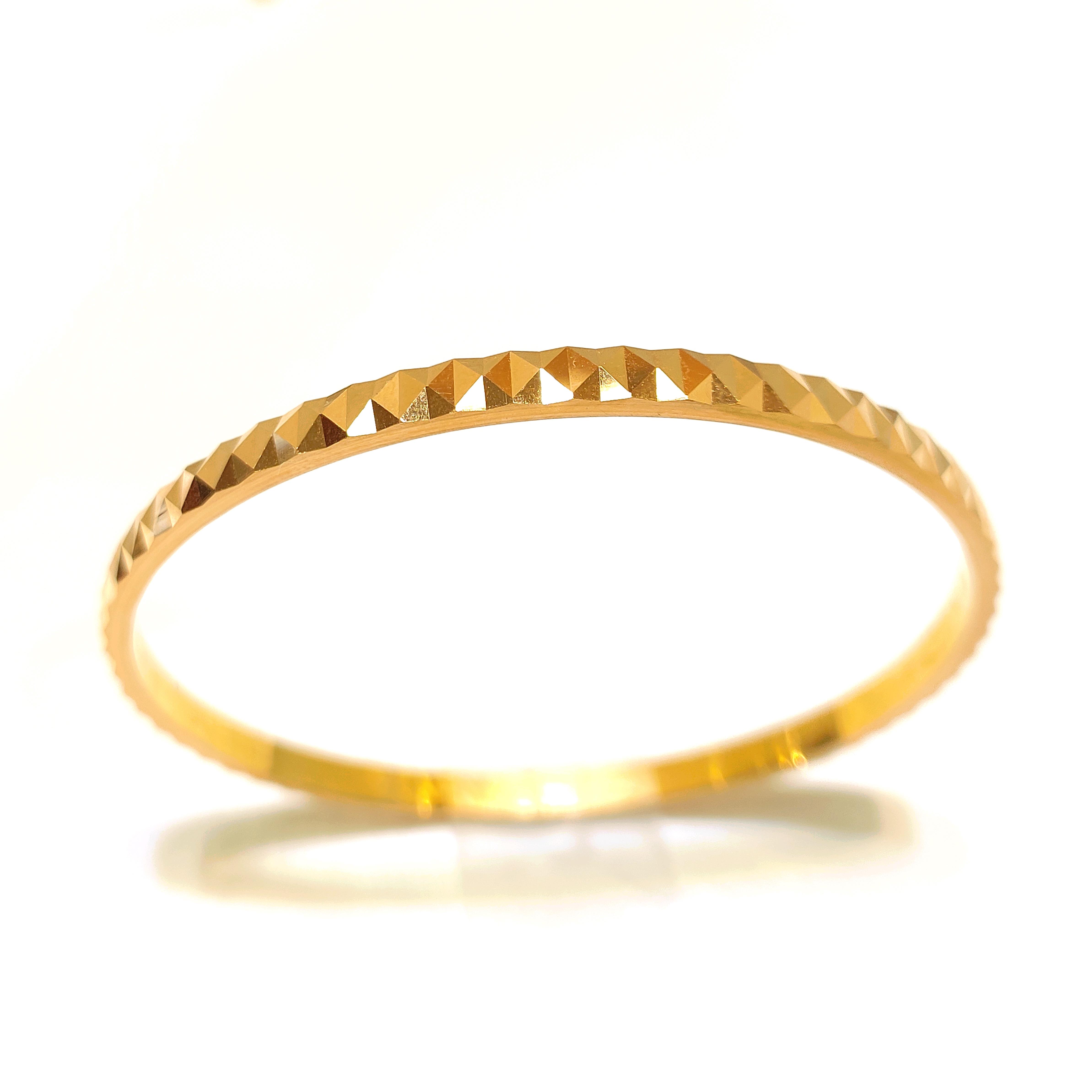 30gr  işçiliksiz Piramit Bilezik 22 Ayar Altın Yatırım ve Tasarruf İçin