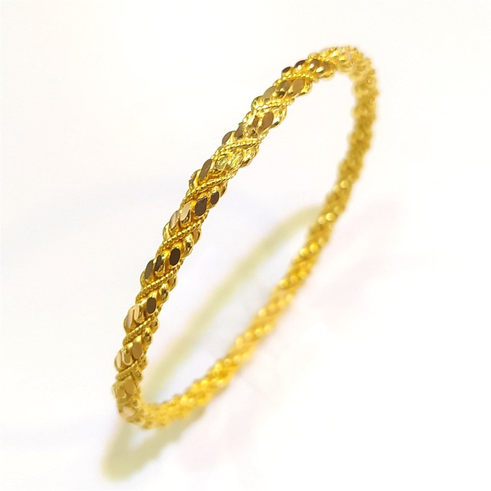 30gr  işçiliksiz Hint Burması Bilezik 22 Ayar Altın