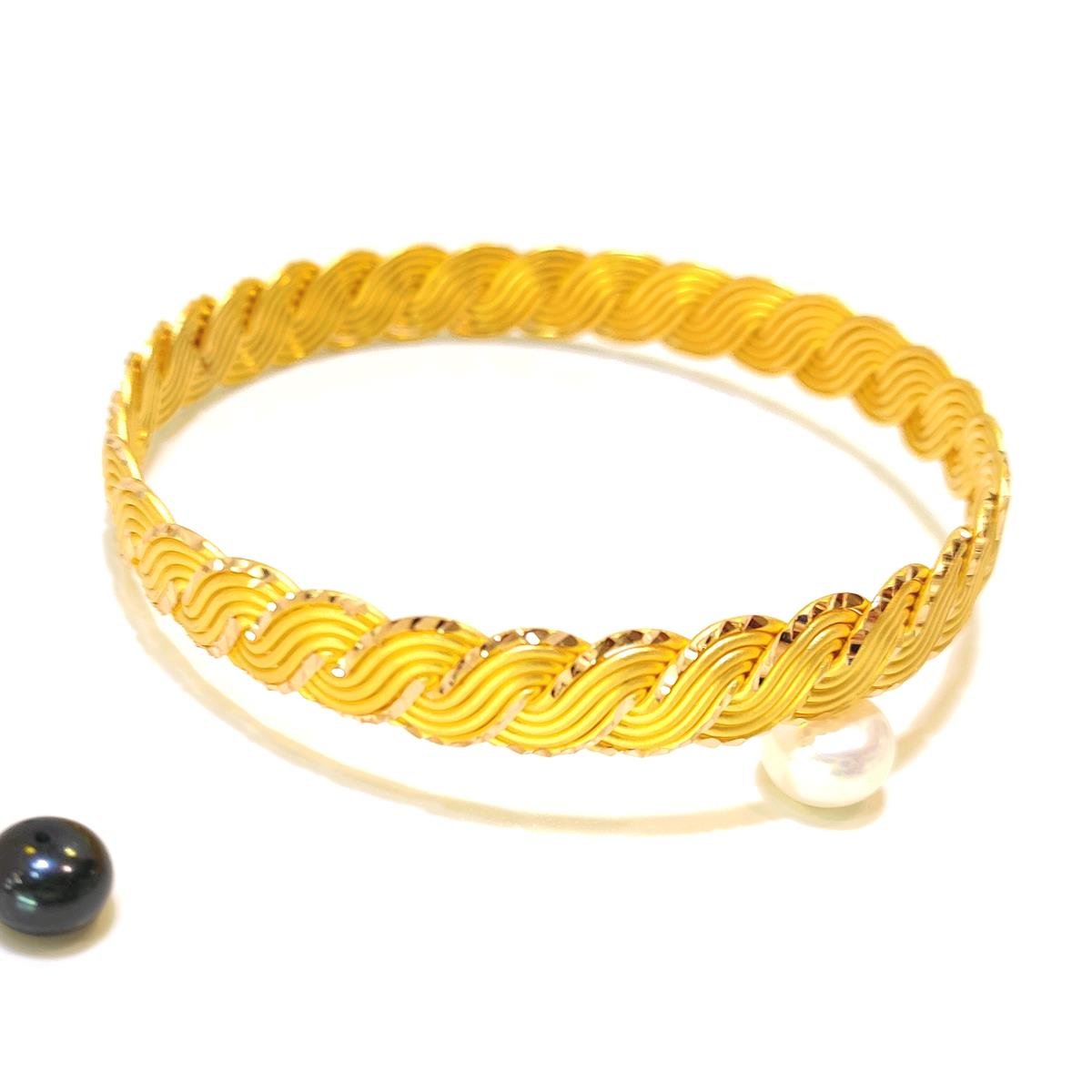 30gr İşçiliksiz On Telli Kenarı Kalemli Burma Bilezik 22 Ayar Tasarruf ve Yatırım