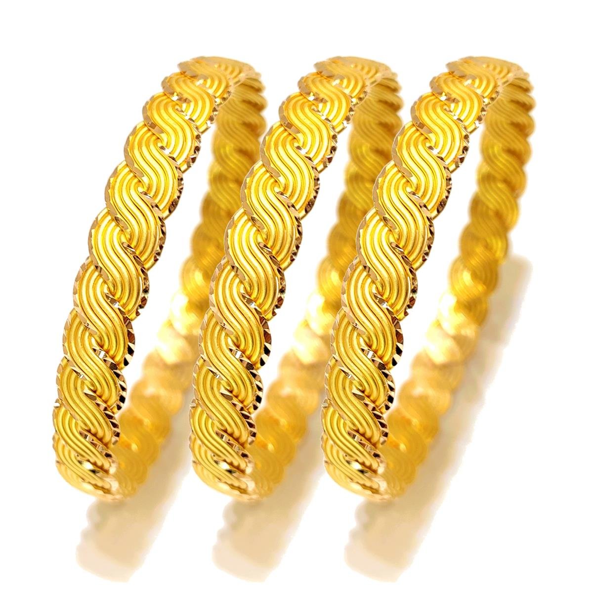 30gr İşçiliksiz On Telli Kenarı Kalemli Burma Bilezik 22 Ayar Tasarruf ve Yatırım