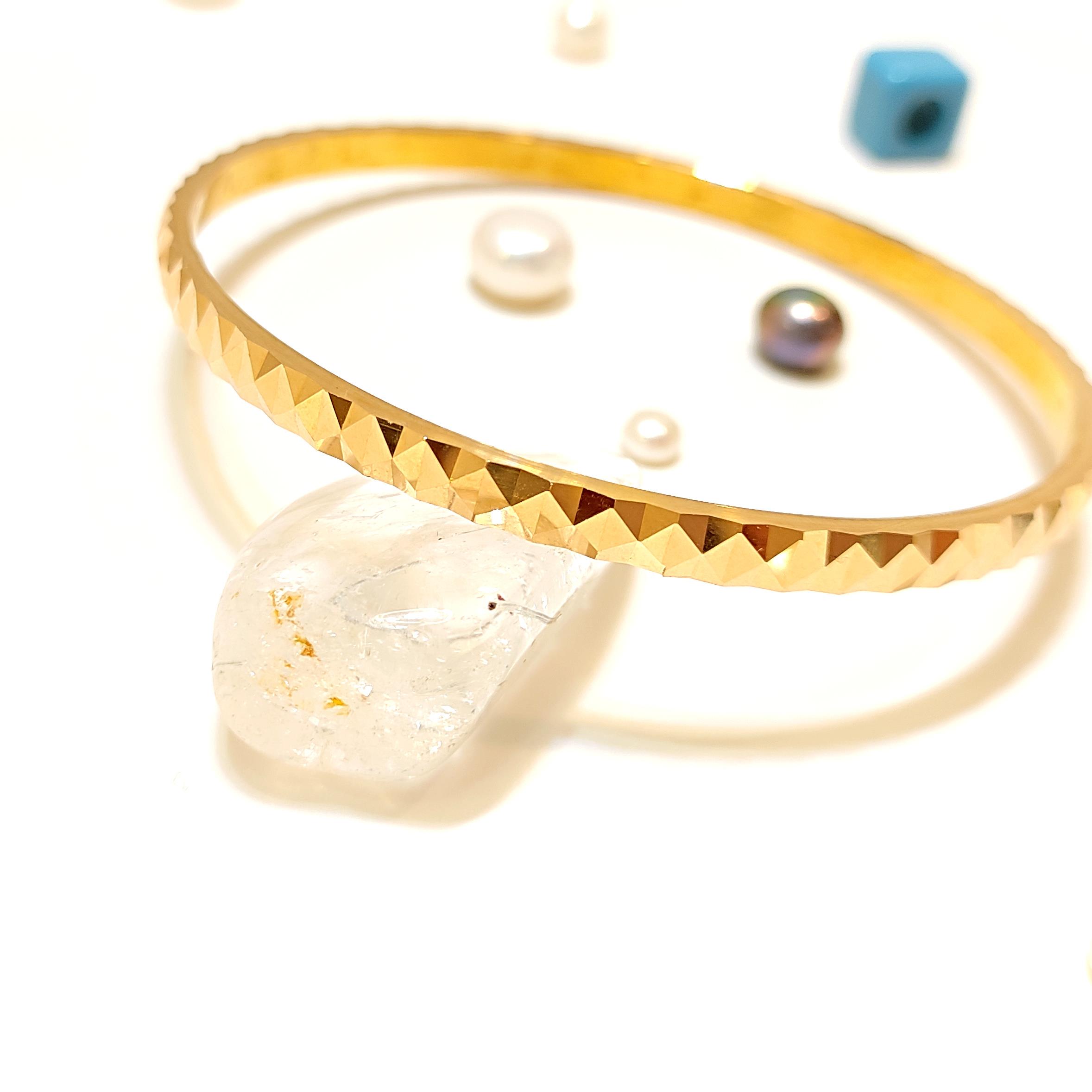 30gr  işçiliksiz Piramit Bilezik 22 Ayar Altın Yatırım ve Tasarruf İçin