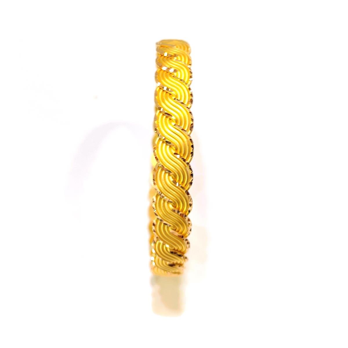 30gr İşçiliksiz On Telli Kenarı Kalemli Burma Bilezik 22 Ayar Tasarruf ve Yatırım