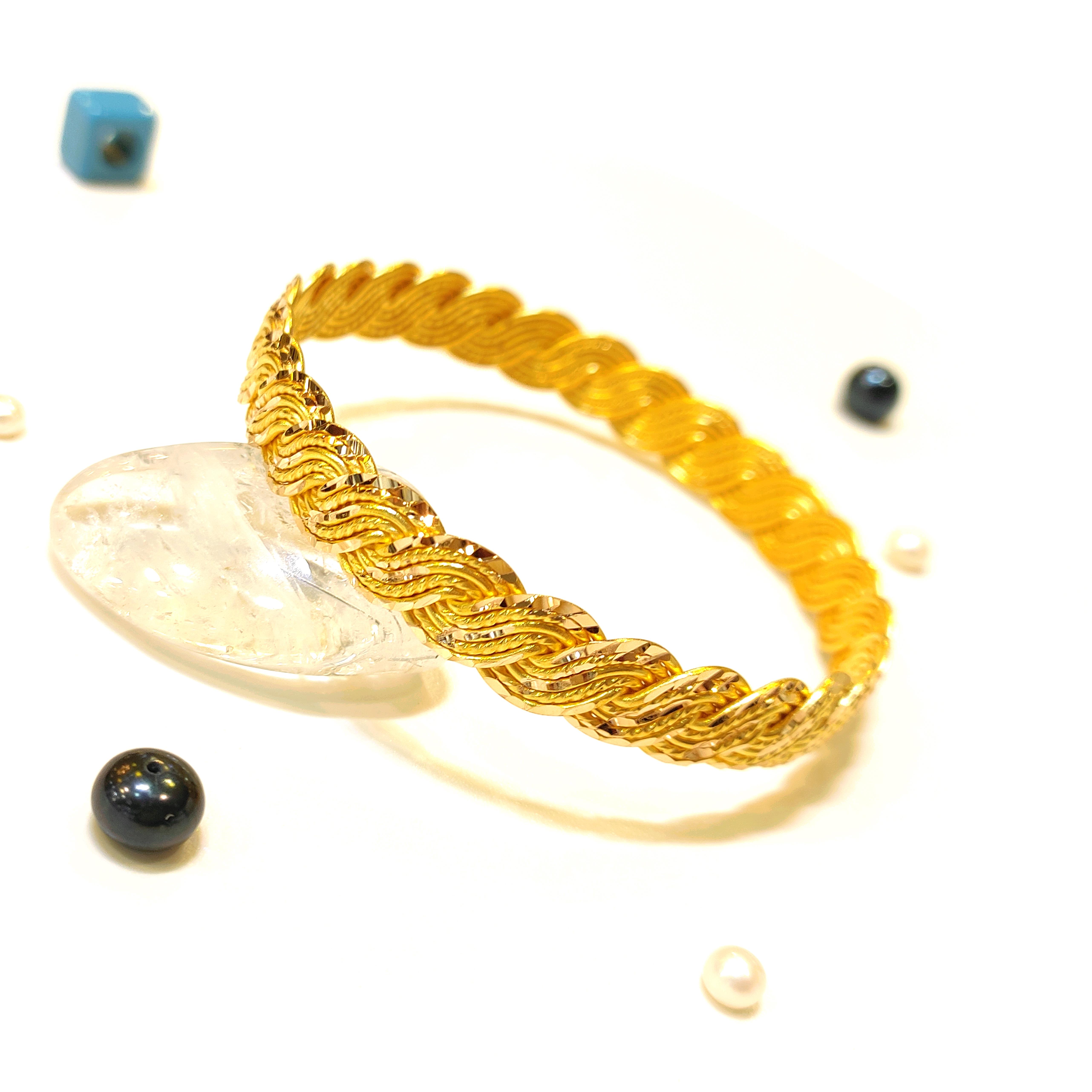 30gr  işçiliksiz Kalemli Buse Bilezik 22 Ayar Altın Yatırım ve Tasarruf İçin