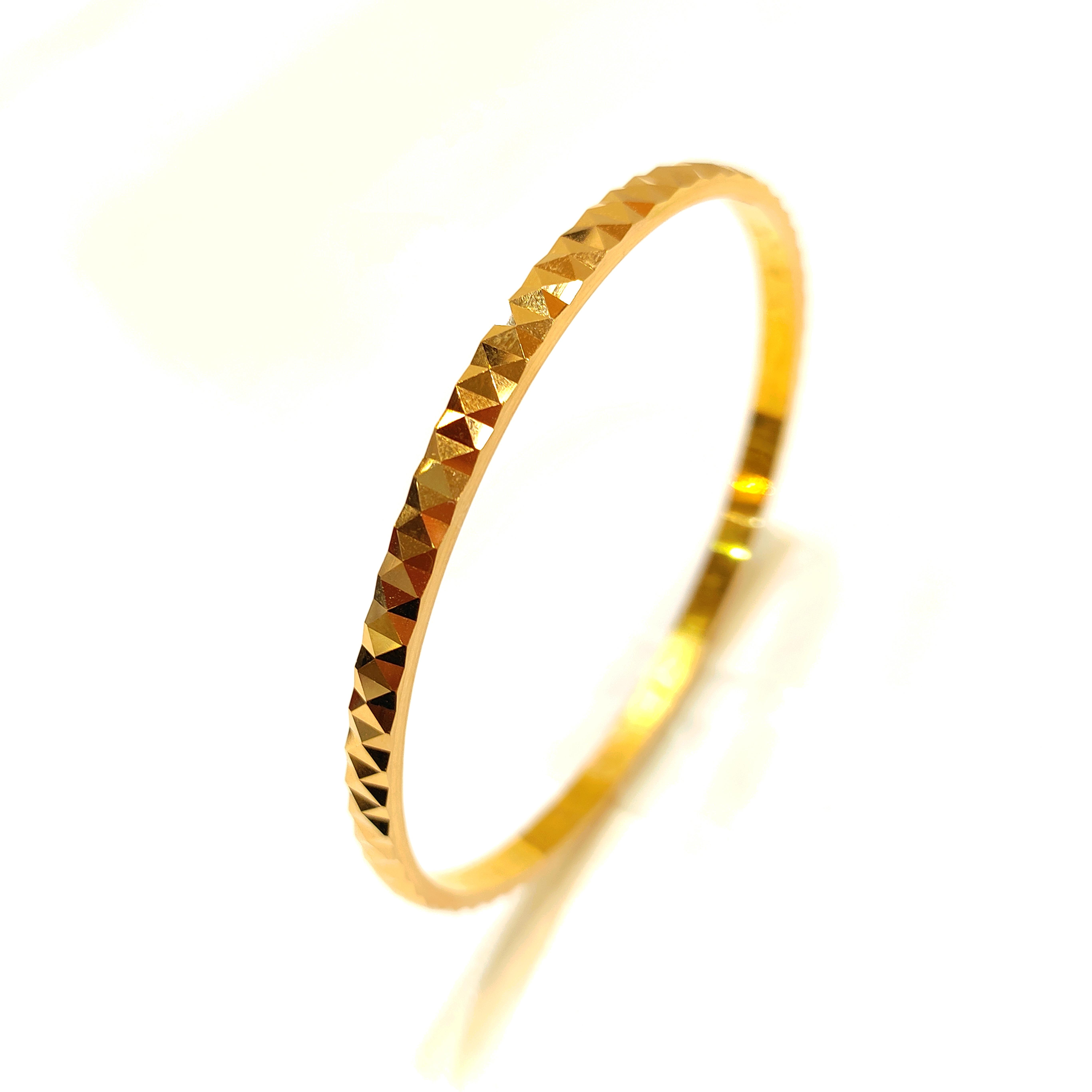 30gr  işçiliksiz Piramit Bilezik 22 Ayar Altın Yatırım ve Tasarruf İçin