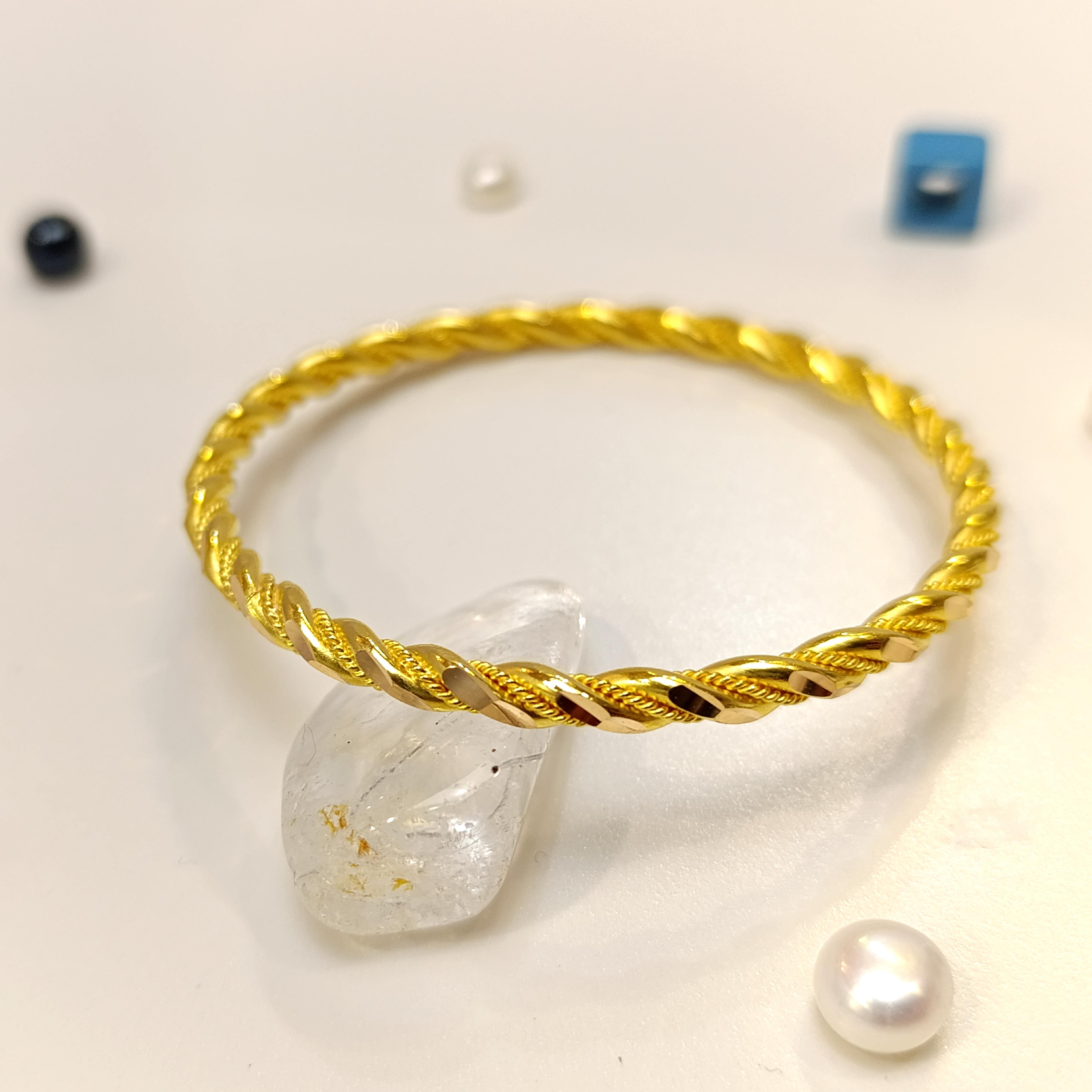 30gr  işçiliksiz Burma Bilezik 22 Ayar Altın Yatırım ve Tasarruf 