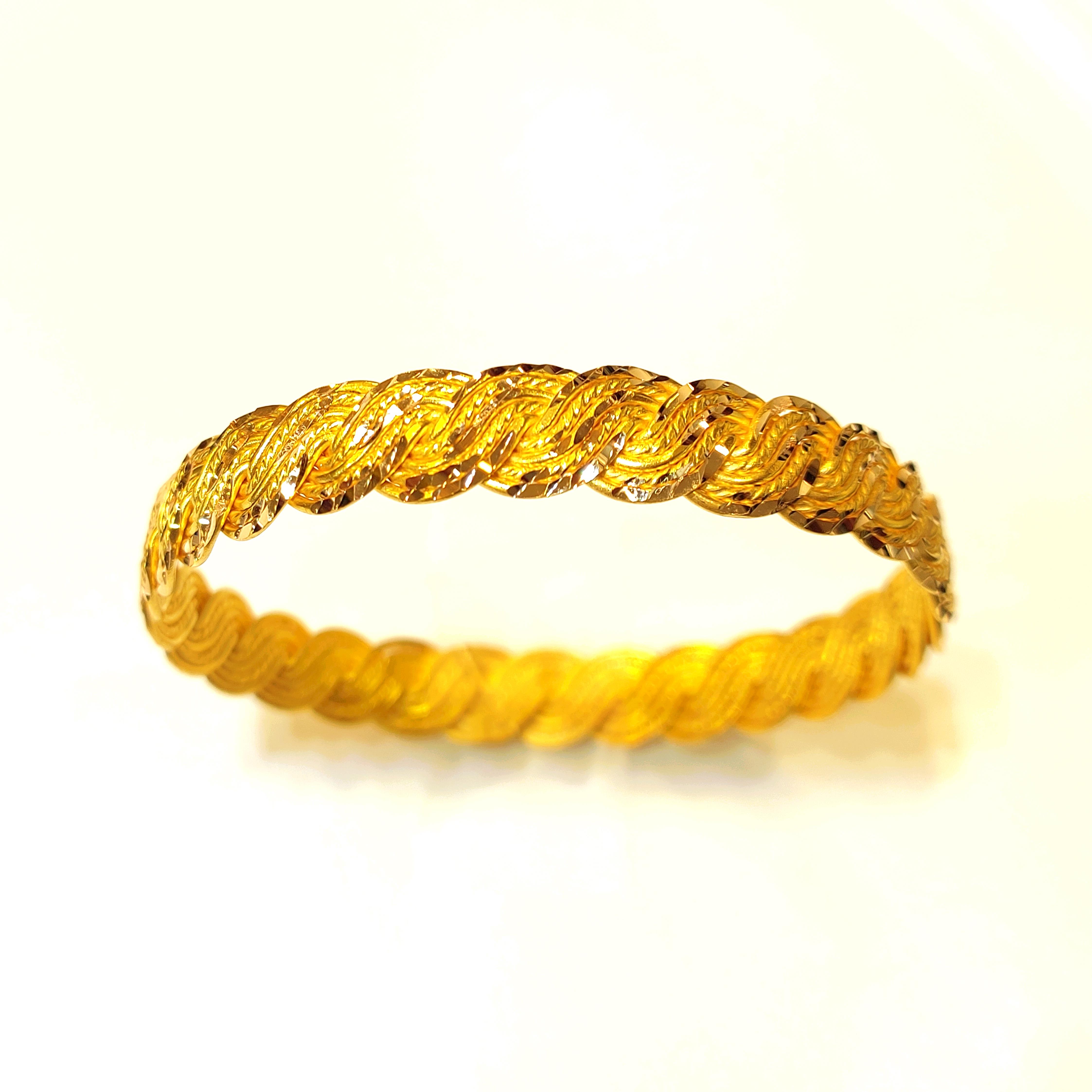 30gr  işçiliksiz Kalemli Buse Bilezik 22 Ayar Altın Yatırım ve Tasarruf İçin